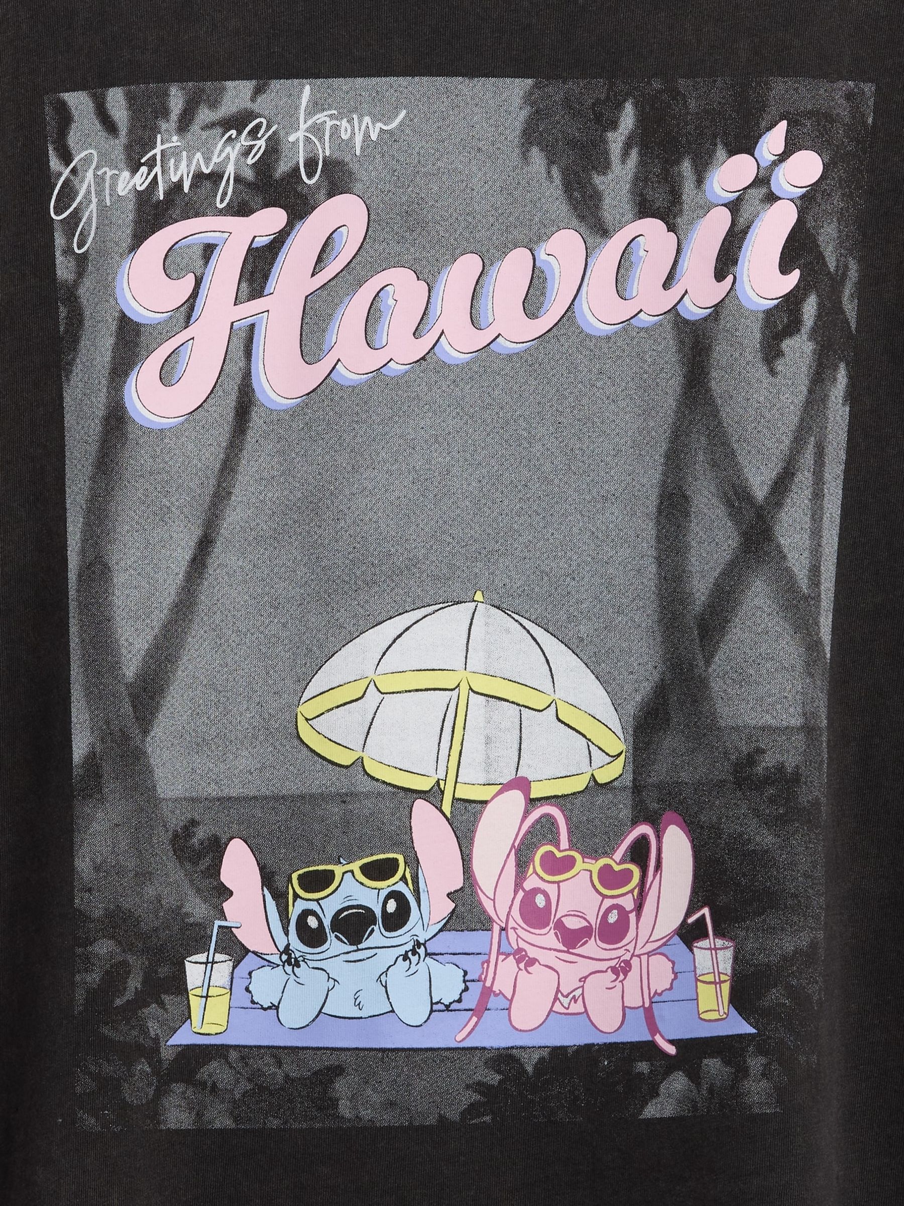 Black Disney Oversized Longline T-Shirt - Image 4 of 4