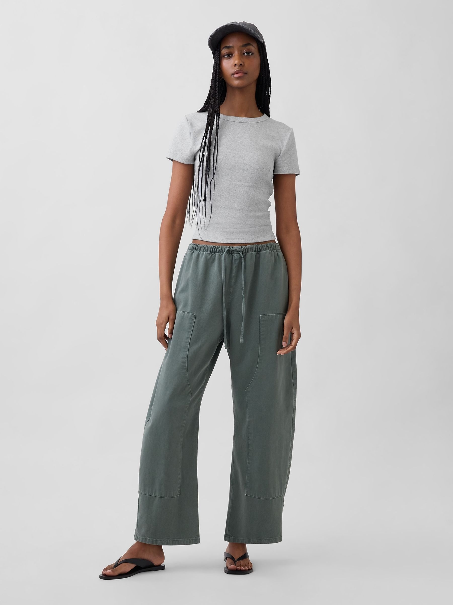 Grey Modern Crew neck T-Shirt - Image 3 of 4