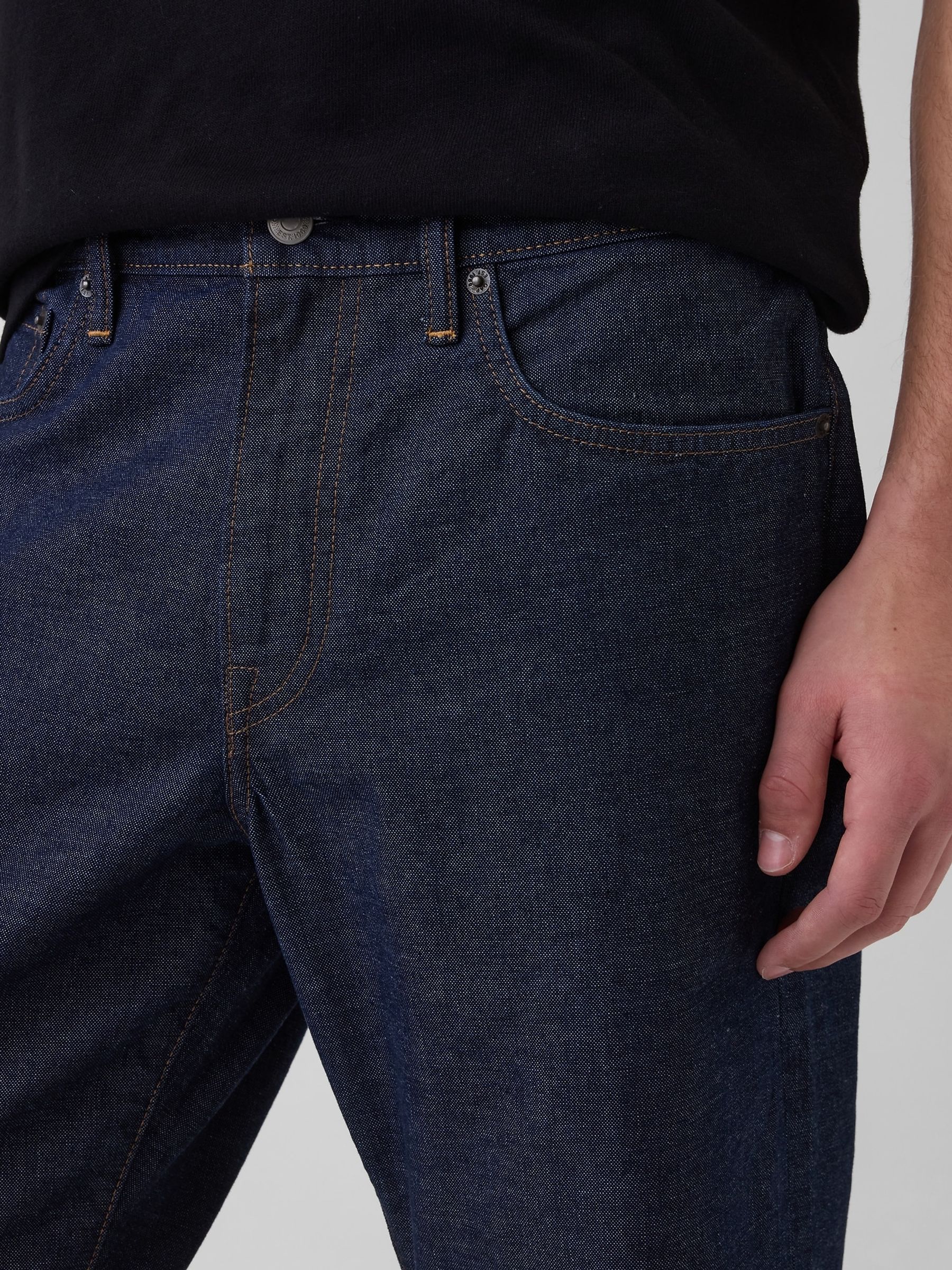 Dark Indigo Relaxed Straight Jeans - Image 5 of 5