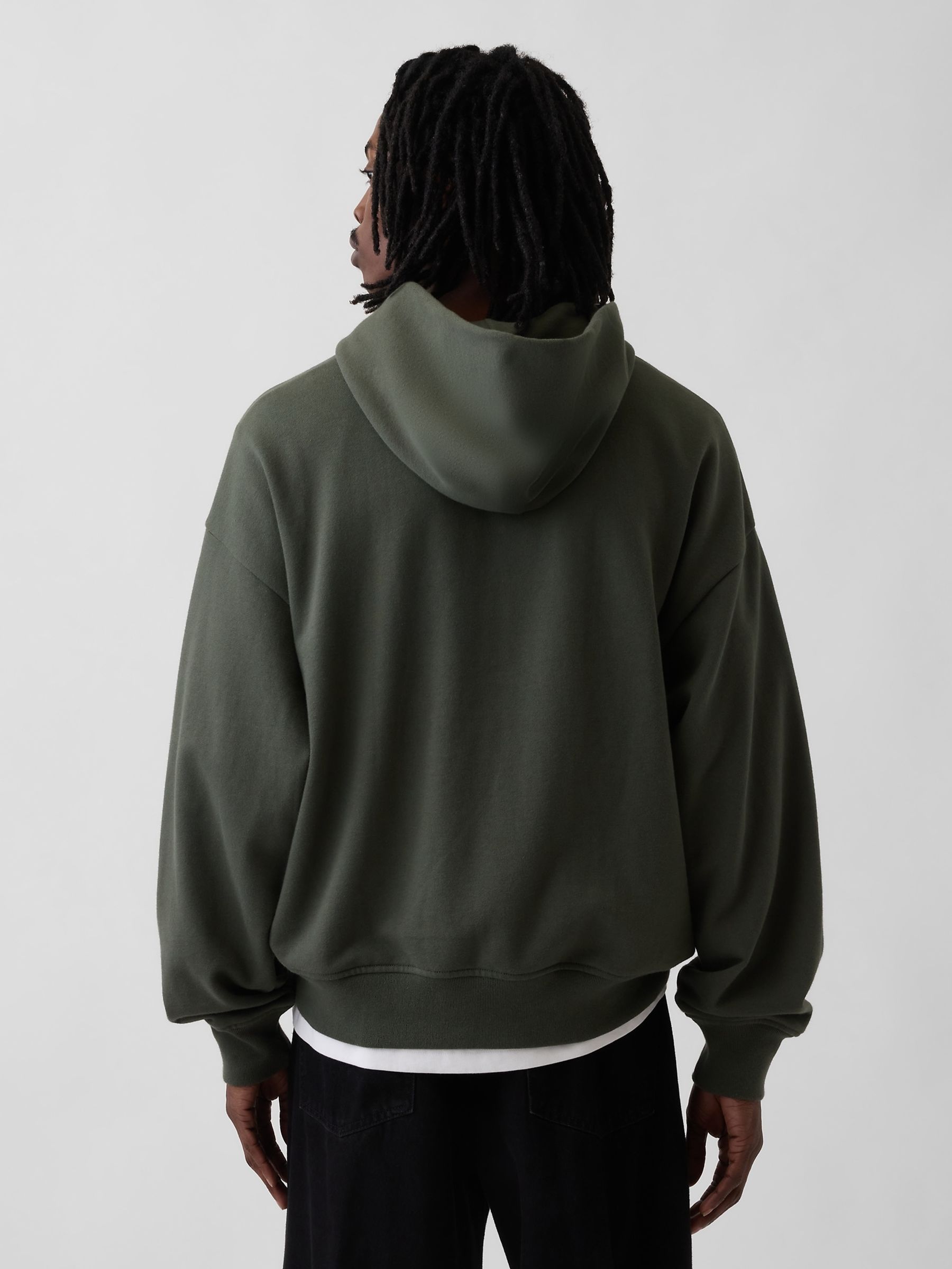 Green Heavyweight Oversized Hoodie - Image 2 of 5