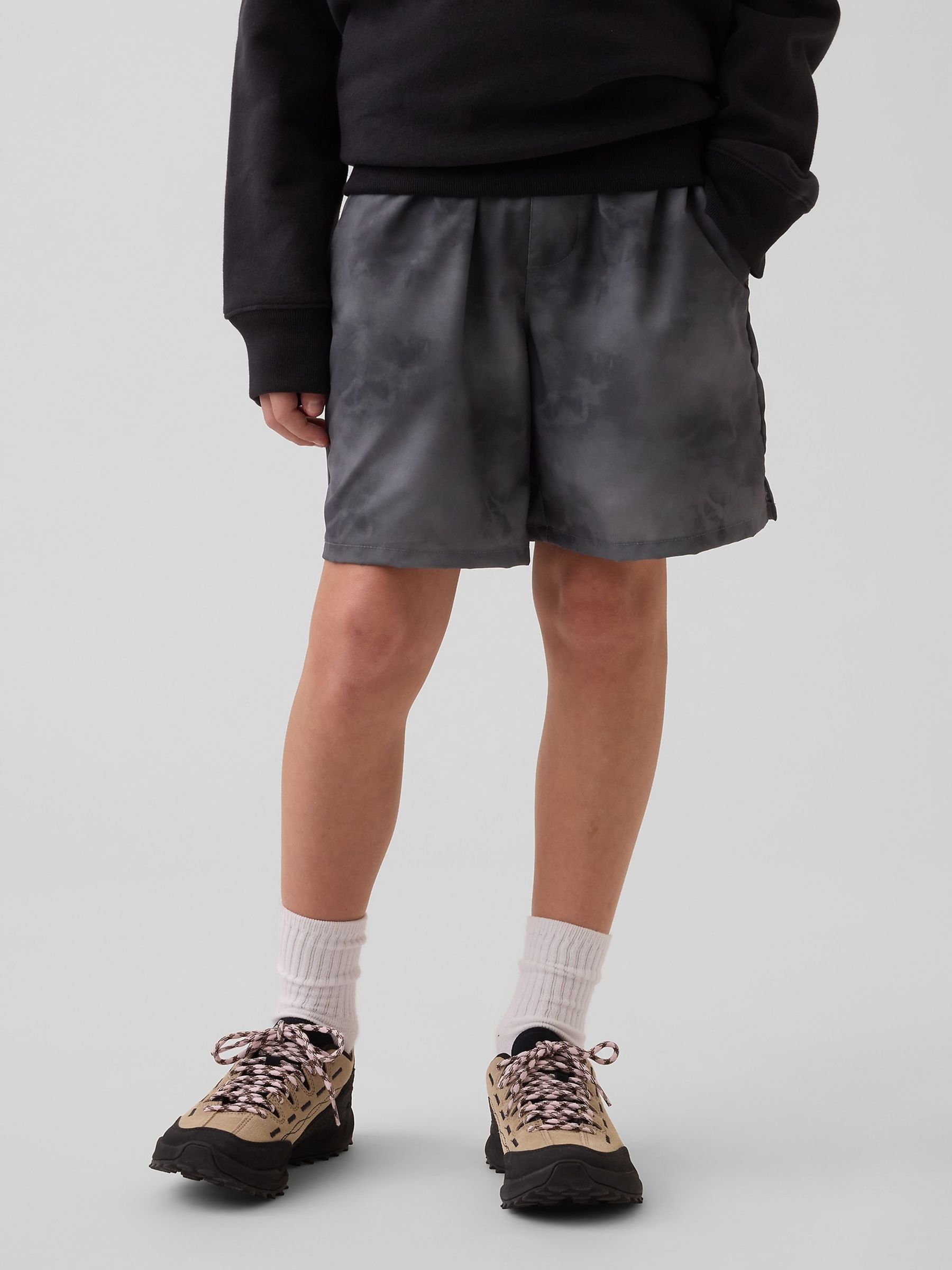 Charcoal Grey Quick-Dry Shorts - Image 1 of 5 Charcoal Grey Quick-Dry Shorts - Image 1 of 5