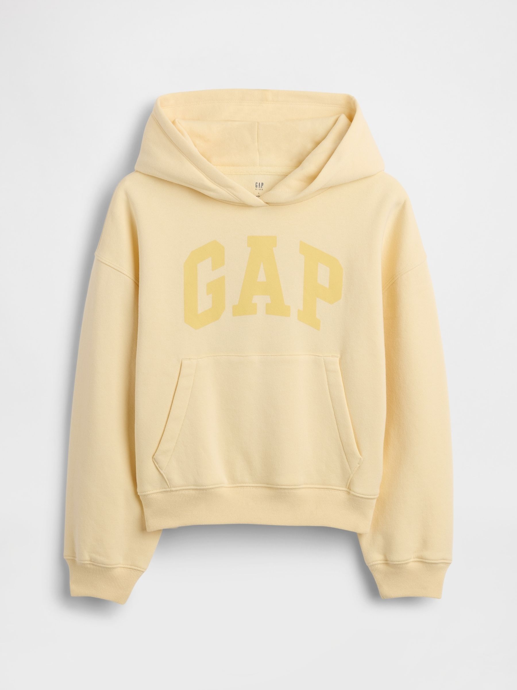 Yellow Vintage Soft Relaxed Hoodie (4-13yrs) - Image 4 of 5
