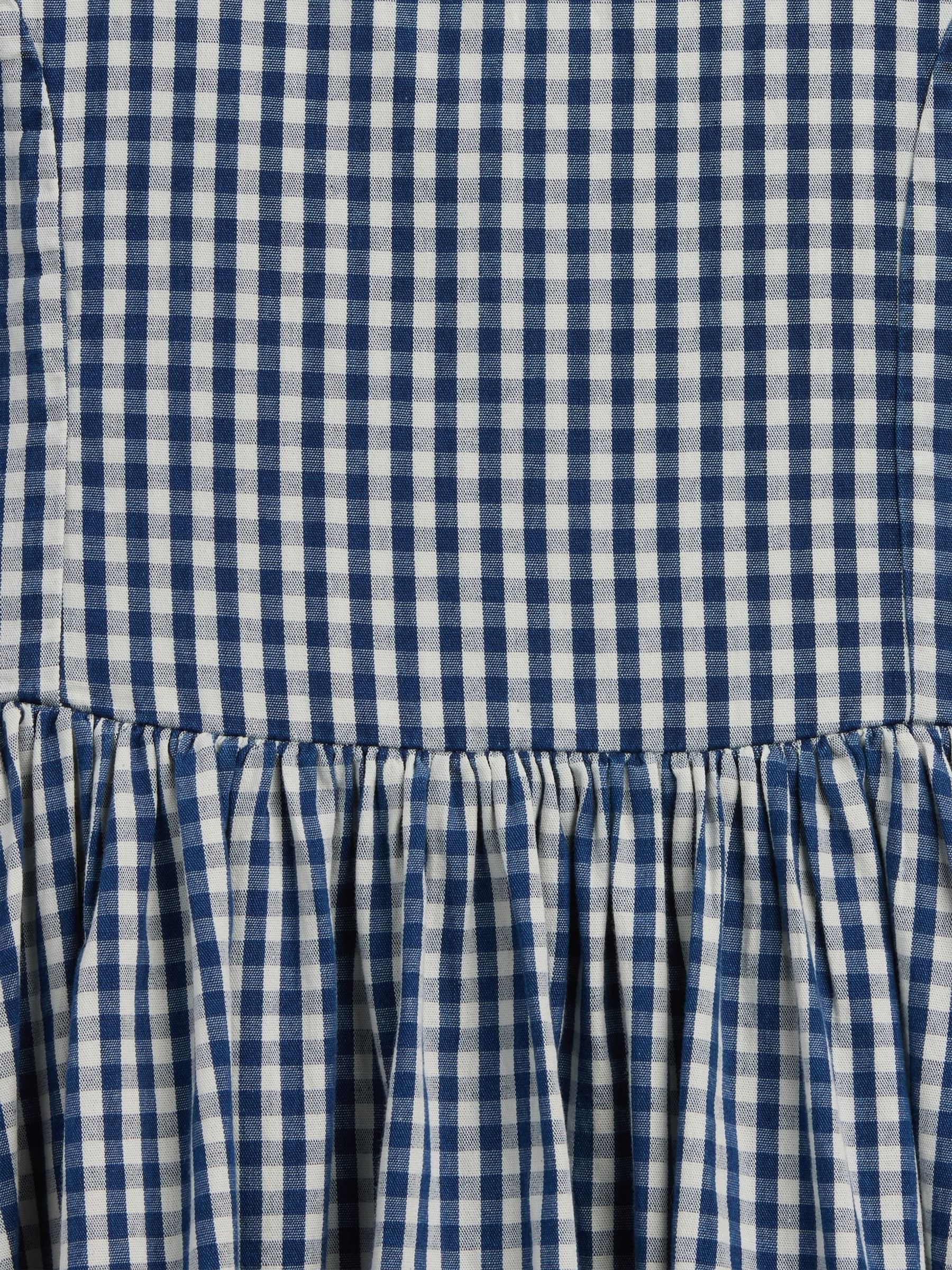 Blue Gingham Denim Dress - Image 4 of 4