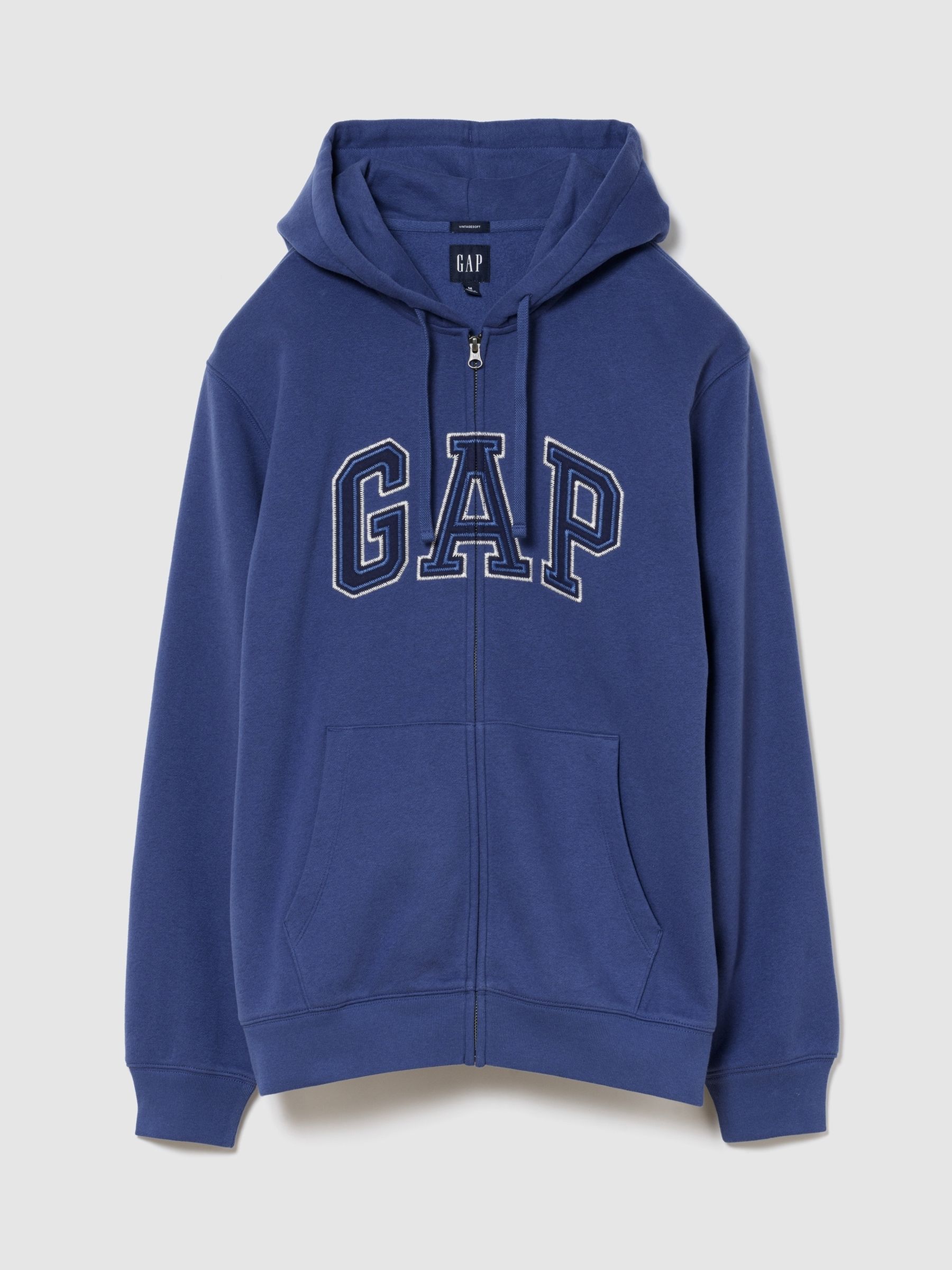 Blue Vintage Soft Arch Logo Zip Hoodie - Image 1 of 1