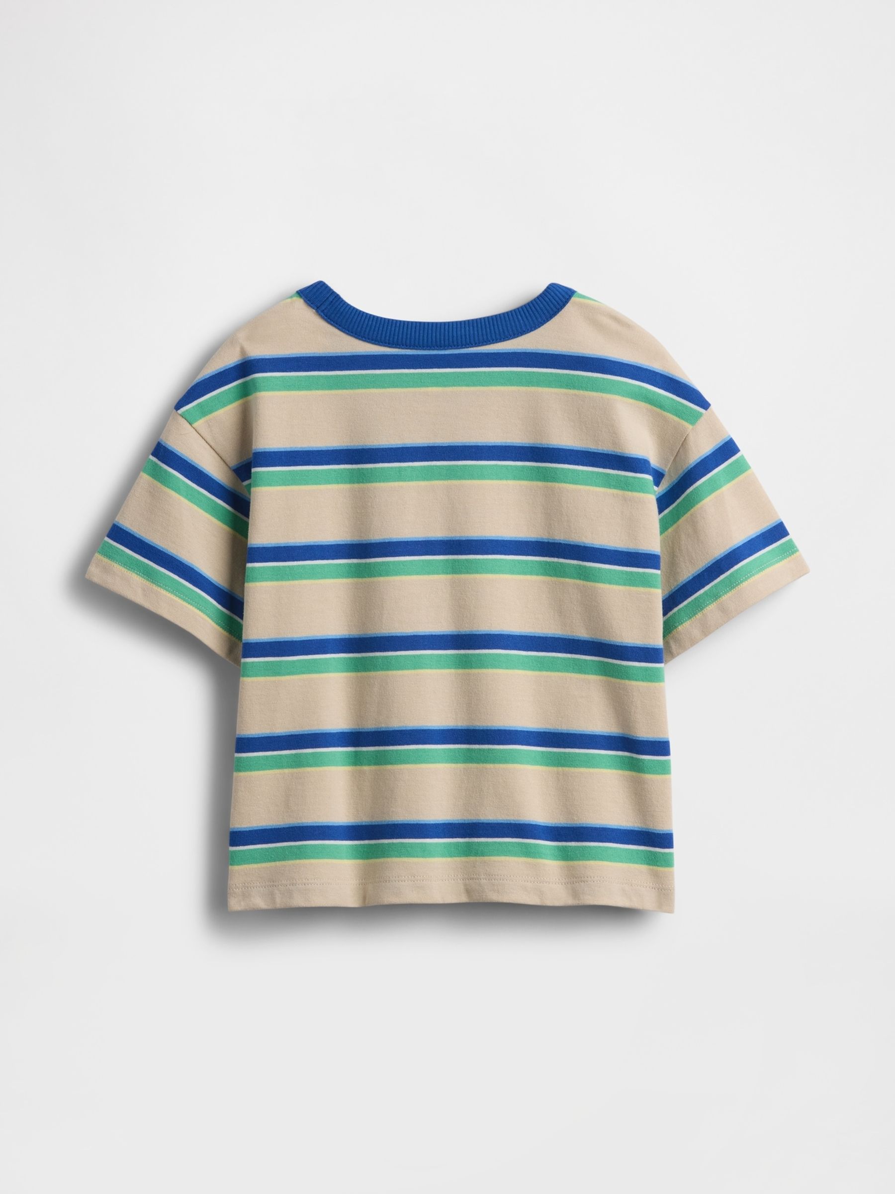 Brown stripe Boxy T-Shirt - Image 2 of 2