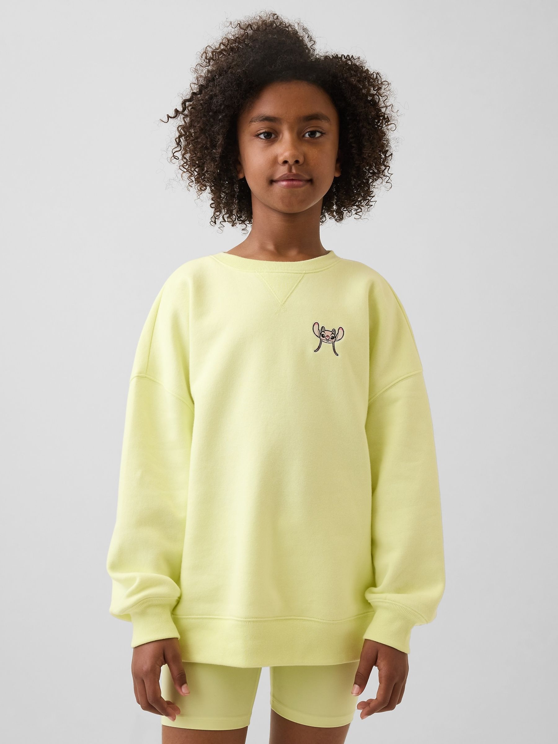 Yellow Disney VintageSoft Oversized Sweatshirt (4-13yrs) - Image 1 of 5