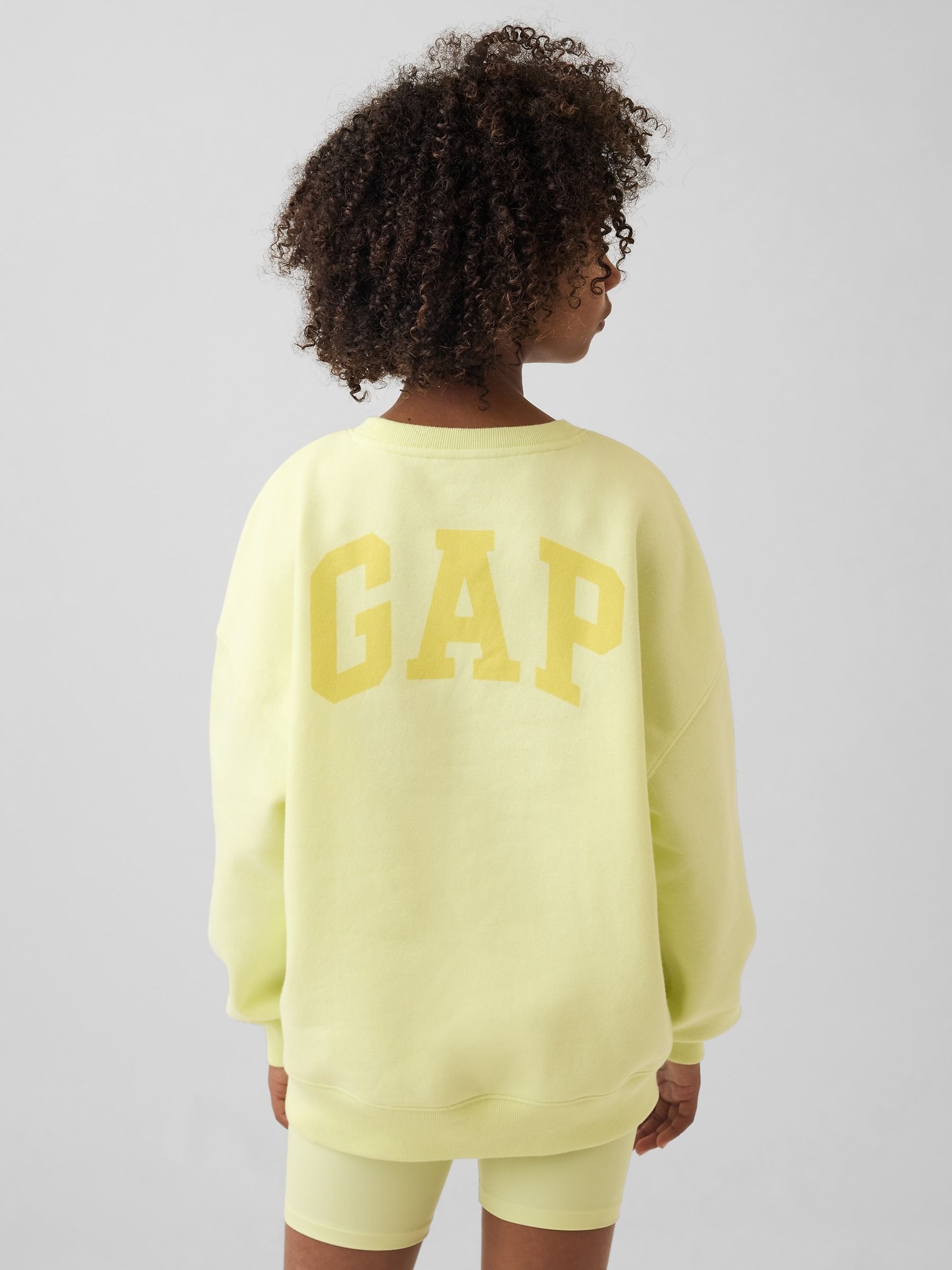 Yellow Disney VintageSoft Oversized Sweatshirt (4-13yrs) - Image 2 of 5