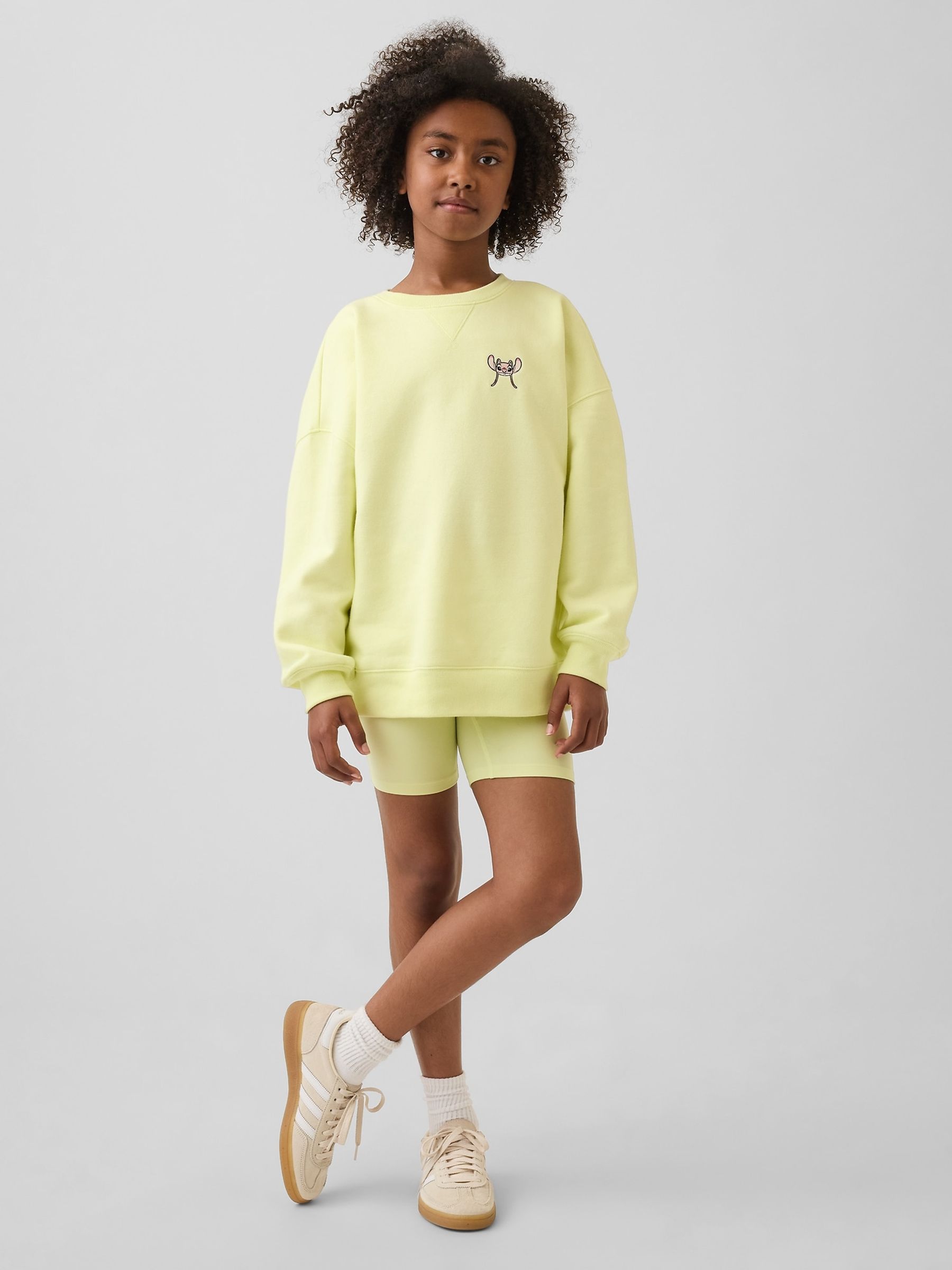 Yellow Disney VintageSoft Oversized Sweatshirt (4-13yrs) - Image 3 of 5