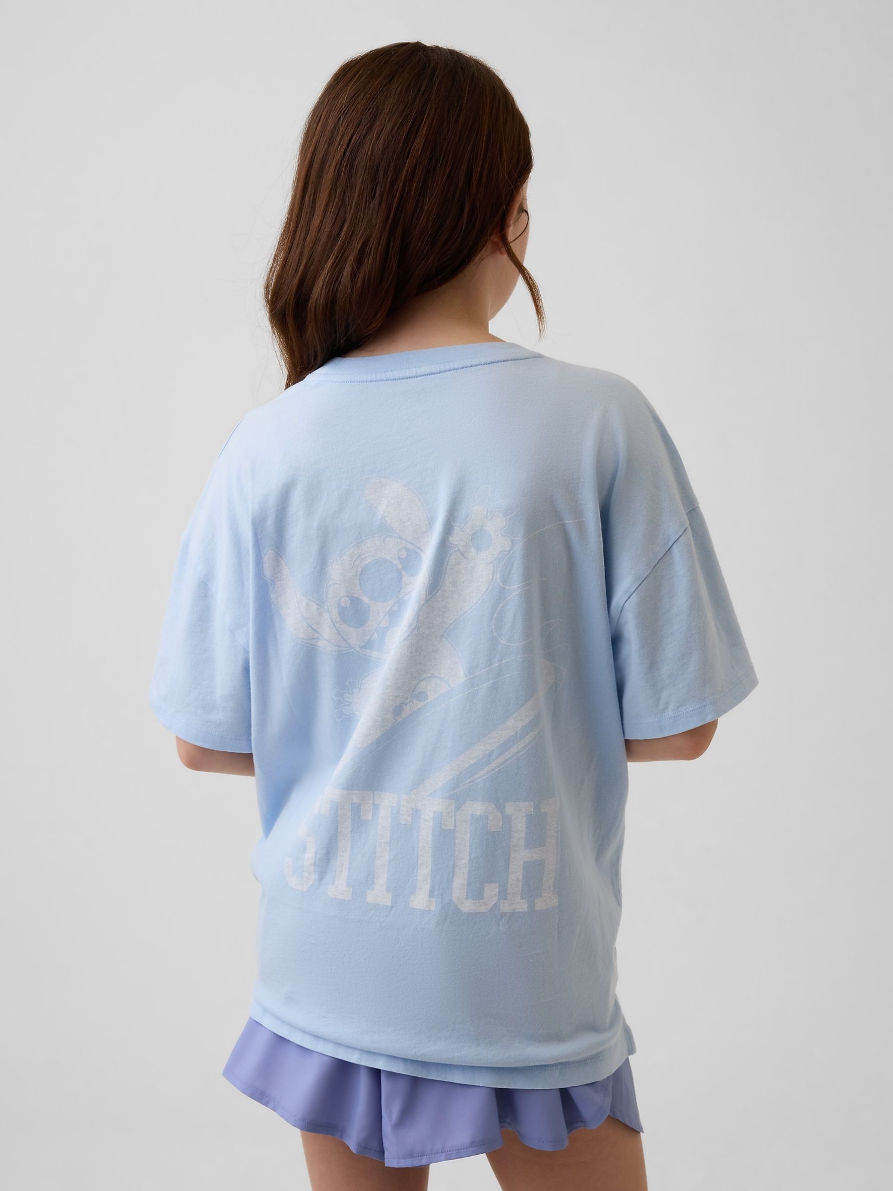 Blue Disney Oversized Longline T-Shirt - Image 2 of 4