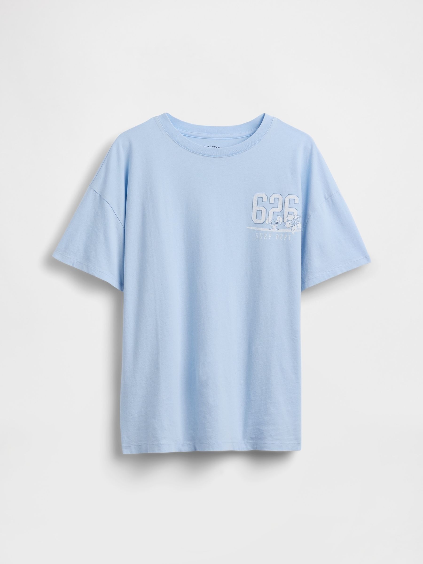 Blue Disney Oversized Longline T-Shirt - Image 3 of 4