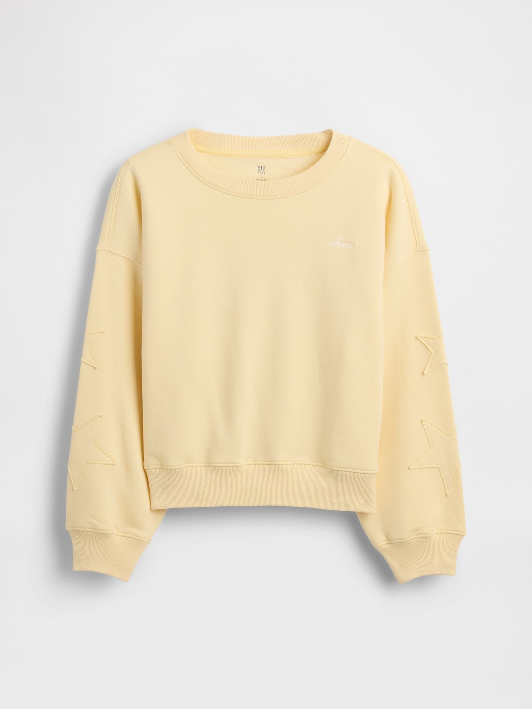 Yellow Vintage Soft Wedge Crew Neck Sweatshirt (4-13yrs) - Image 4 of 6
