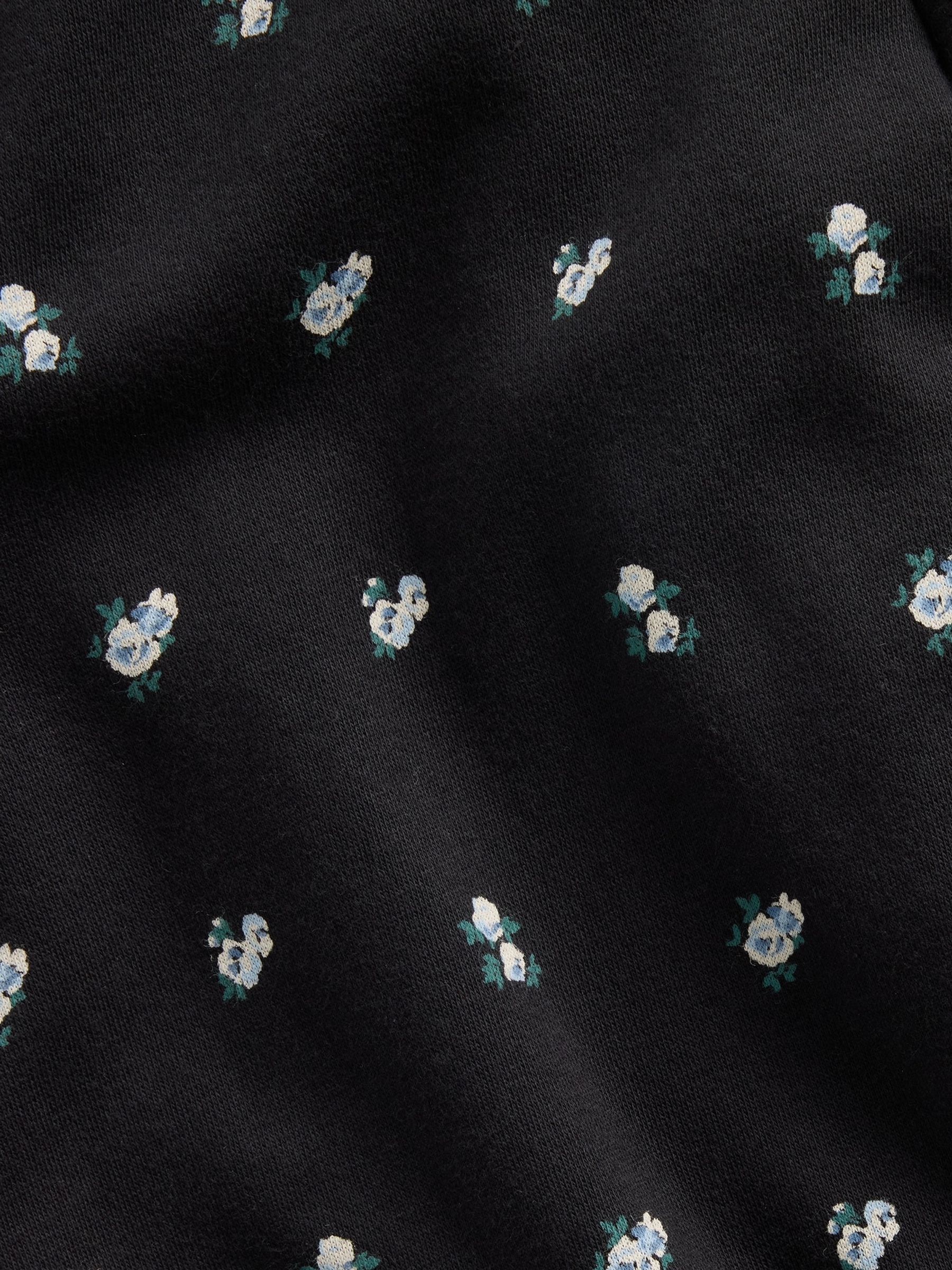 Black Floral VintageSoft Relaxed Joggers - Image 6 of 6