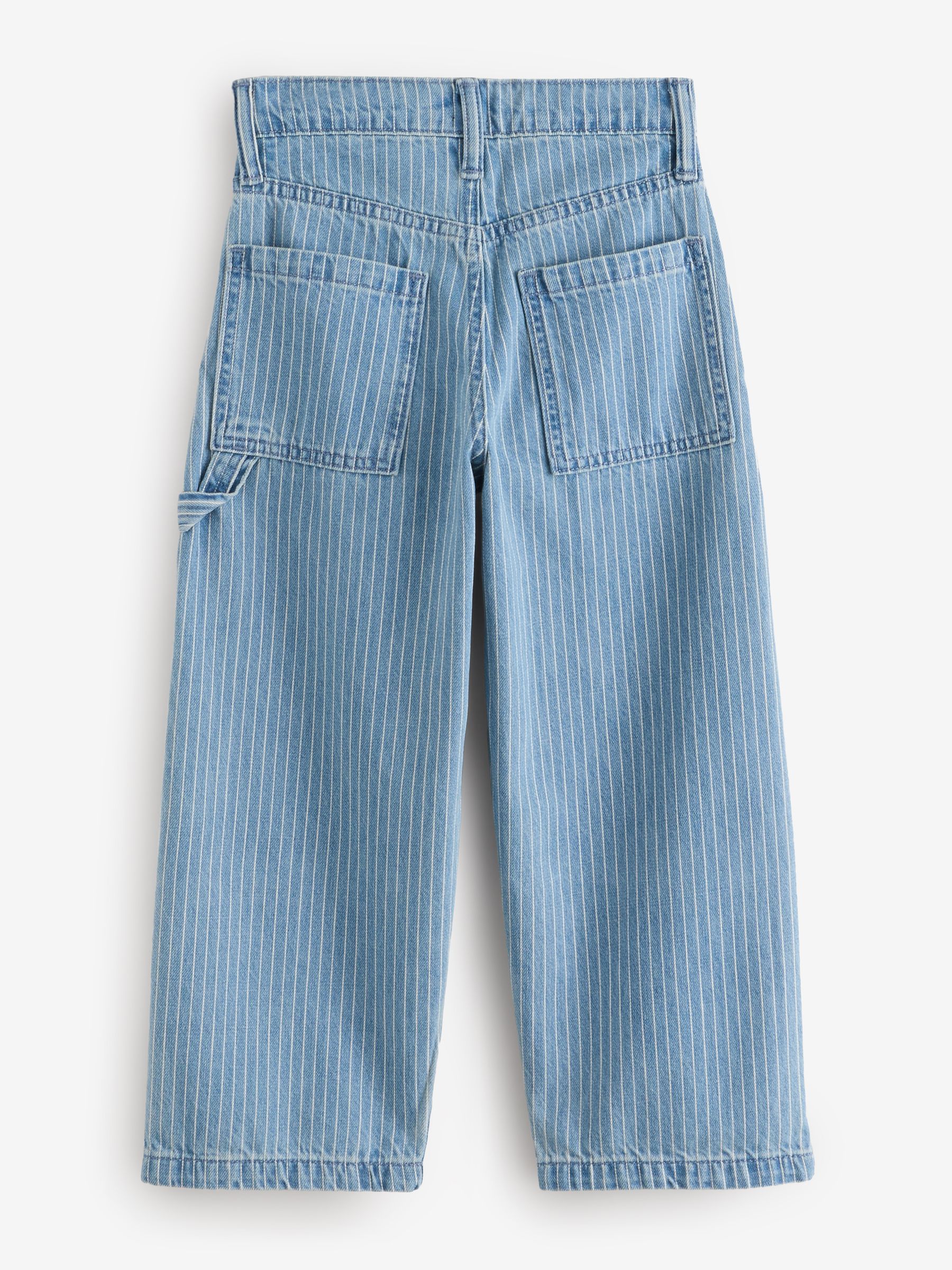 Medium wash Baggy Stripe Jeans - Image 2 of 5