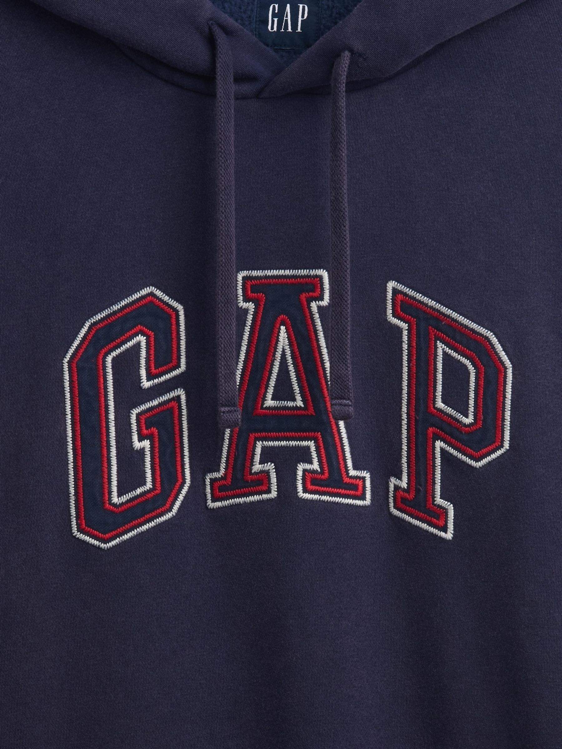Navy Vintage Soft Relaxed Logo Hoodie - Image 4 of 4