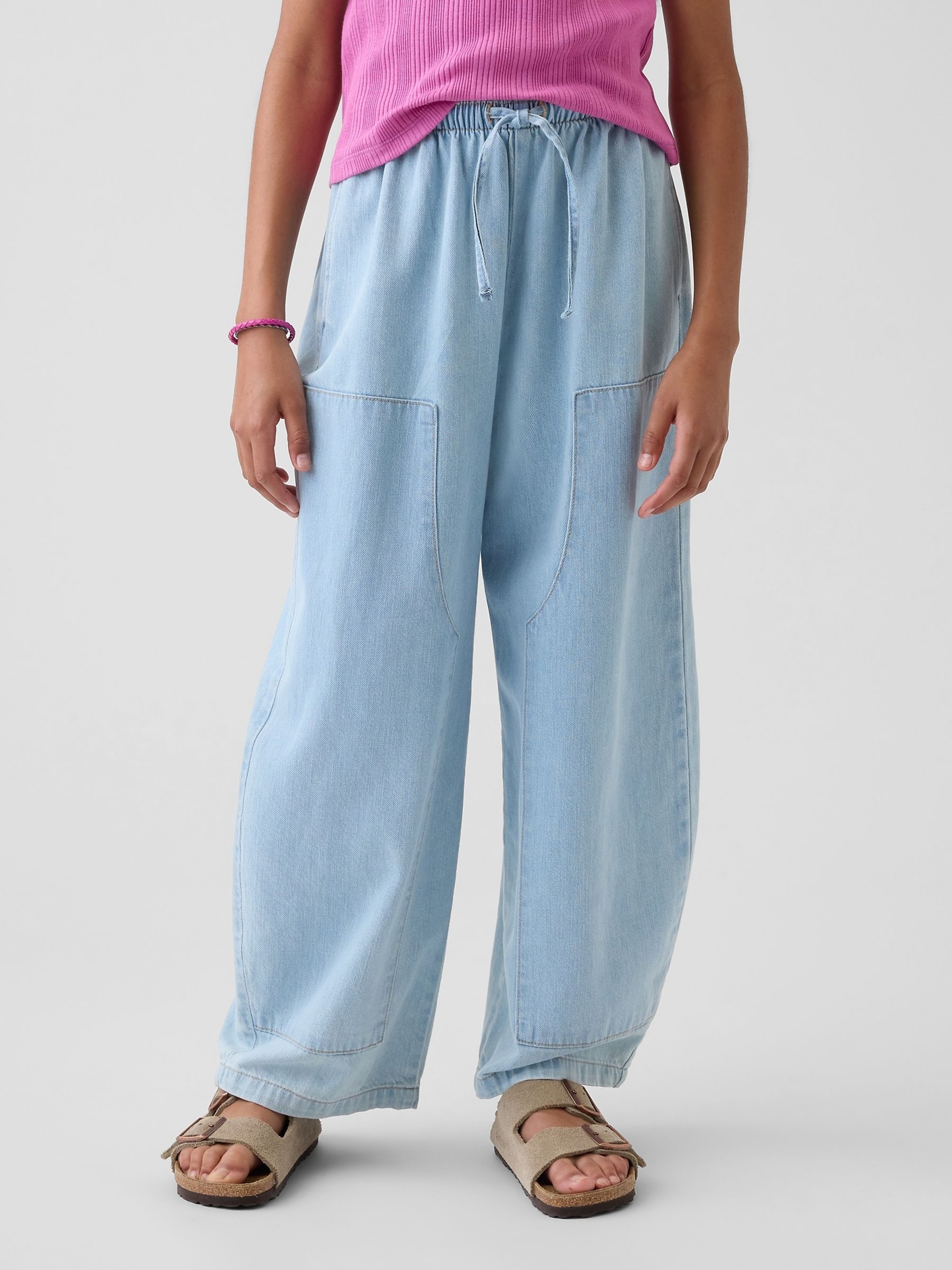 Light Wash High Waisted Relaxed Easy Jeans - Image 1 of 5