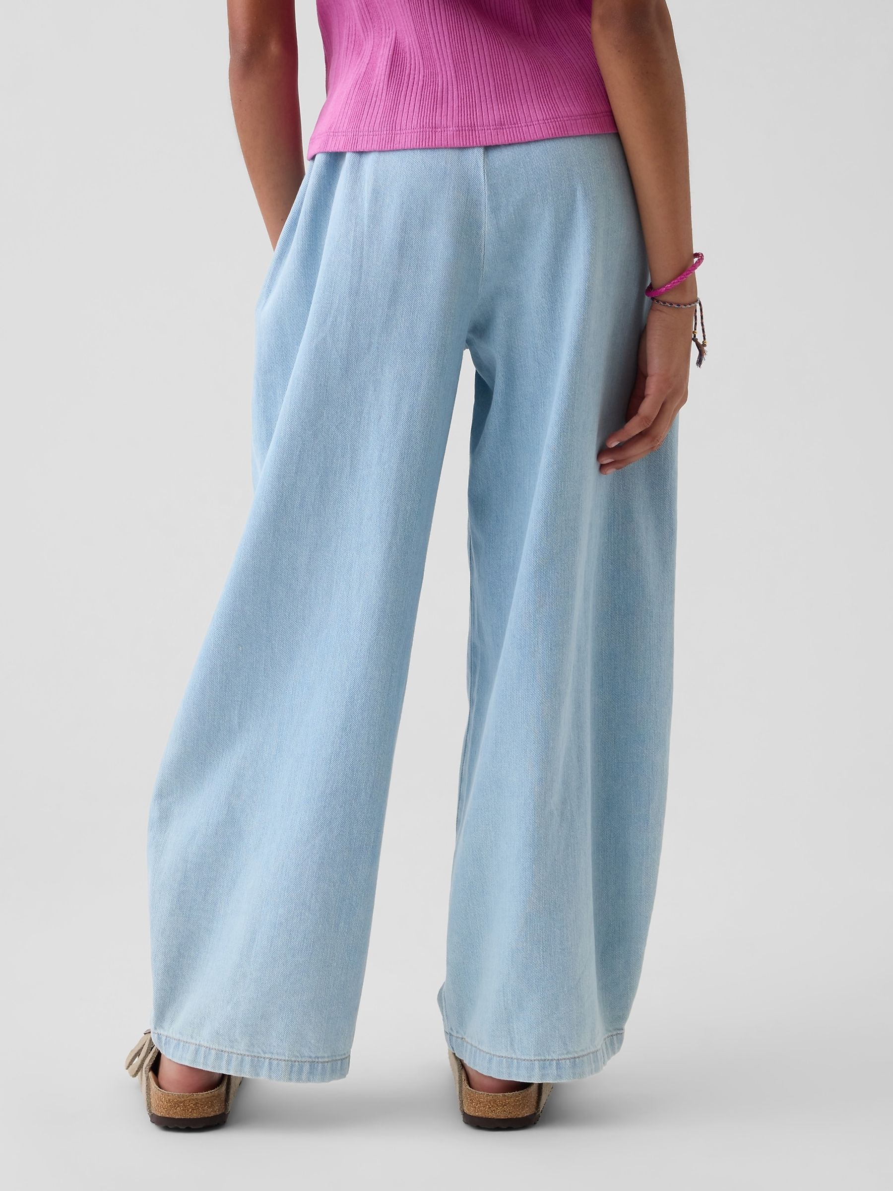 Light Wash High Waisted Relaxed Easy Jeans - Image 2 of 5