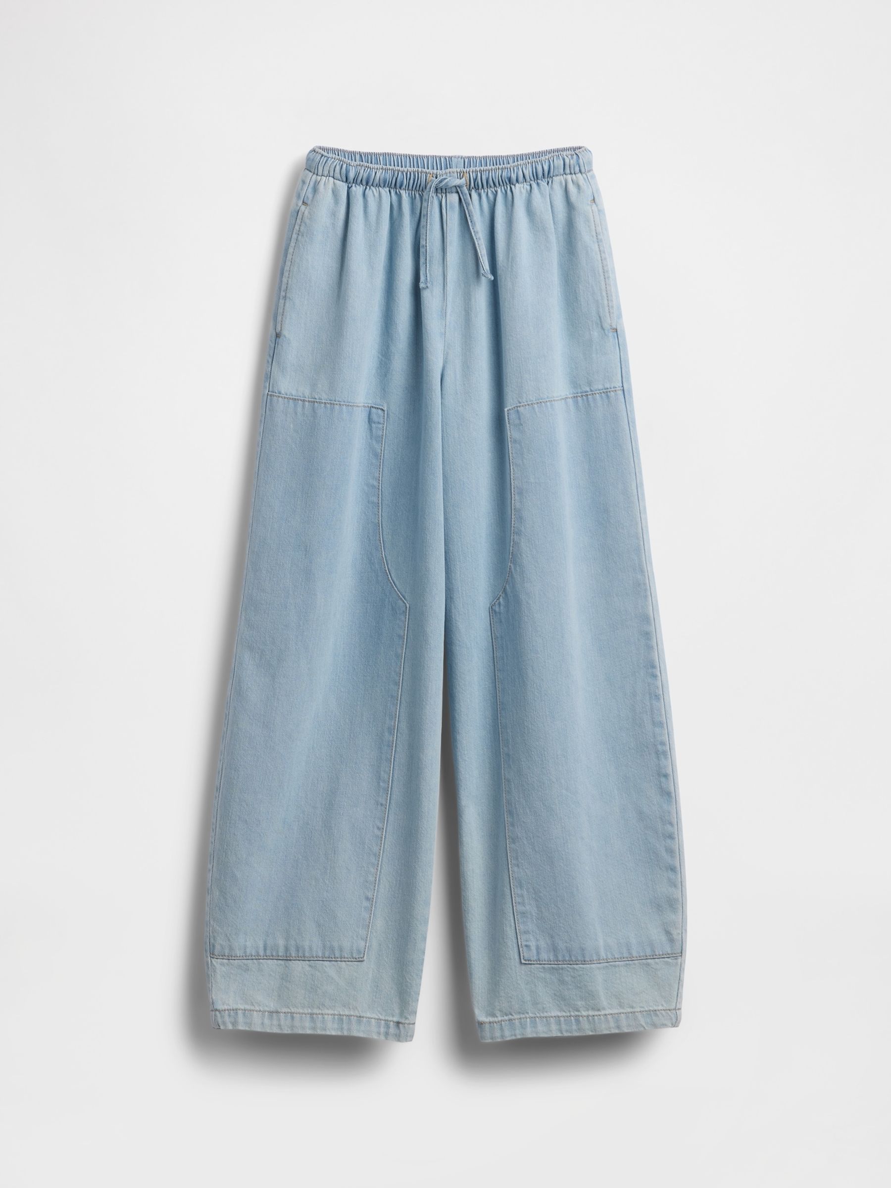 Light Wash High Waisted Relaxed Easy Jeans - Image 4 of 5