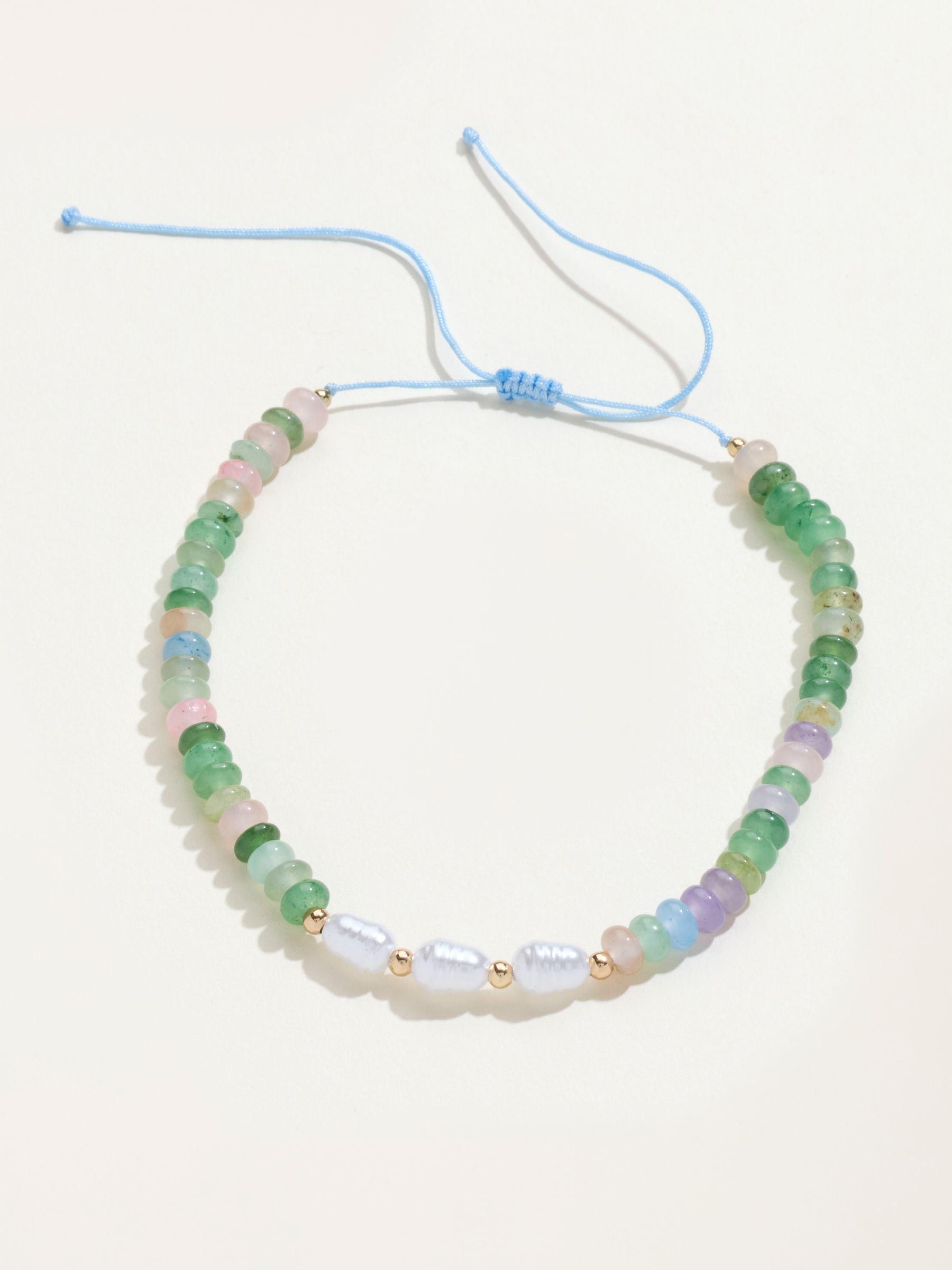Multi Colour Adjustable Stone Bracelet - Image 2 of 3