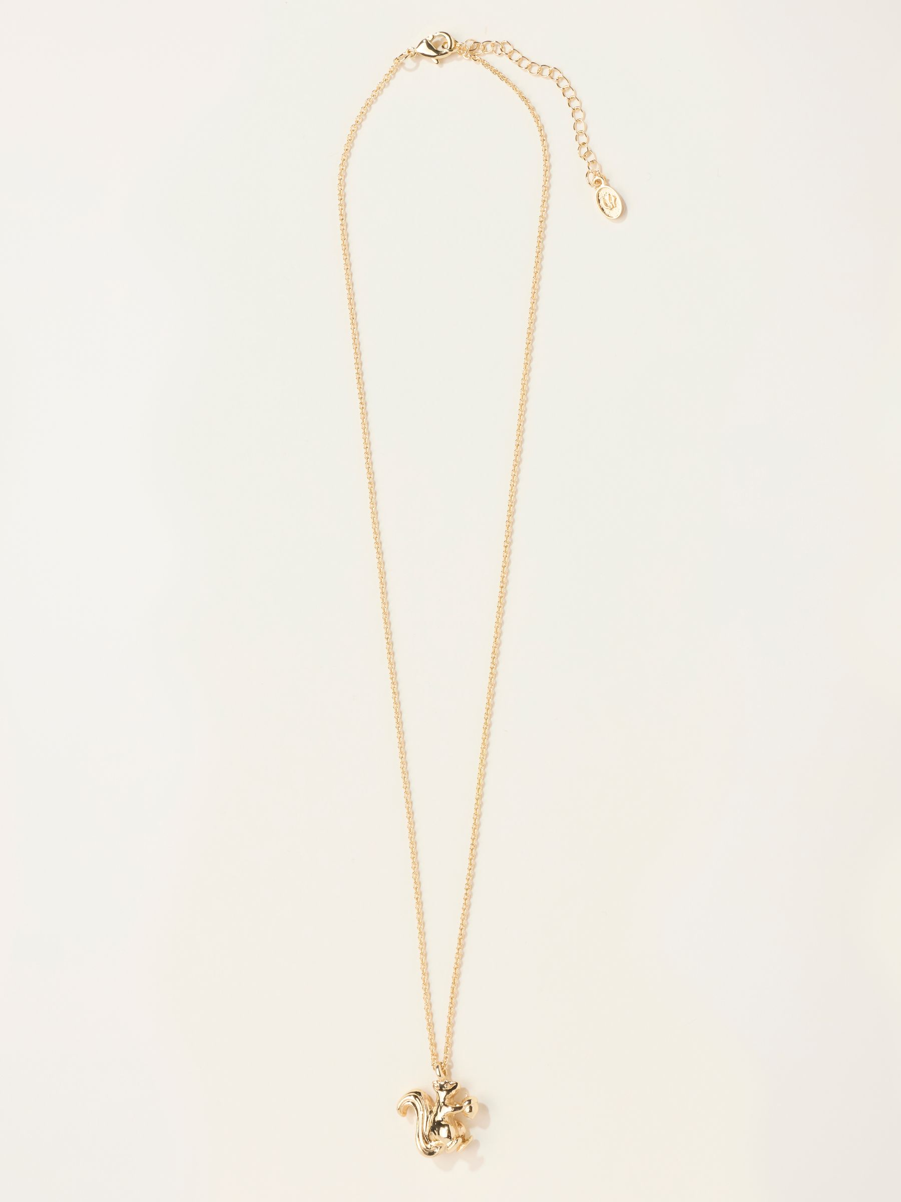 Squirrel Necklace in Gold Tone - Image 3 of 4
