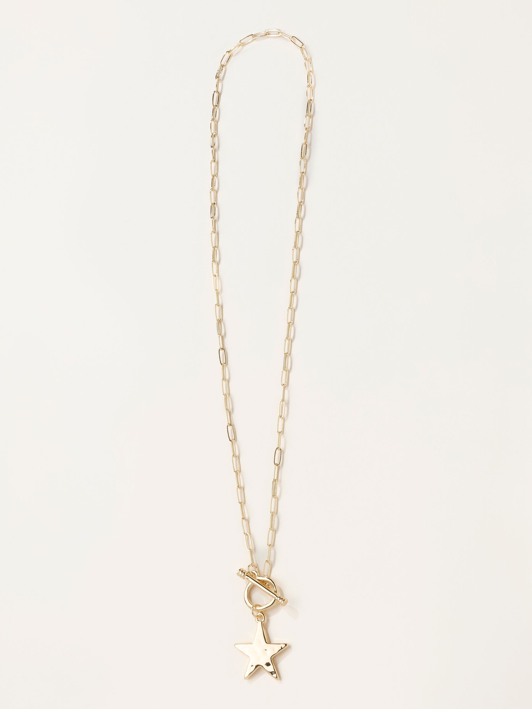 Gold Tone Star Necklace - Image 1 of 2