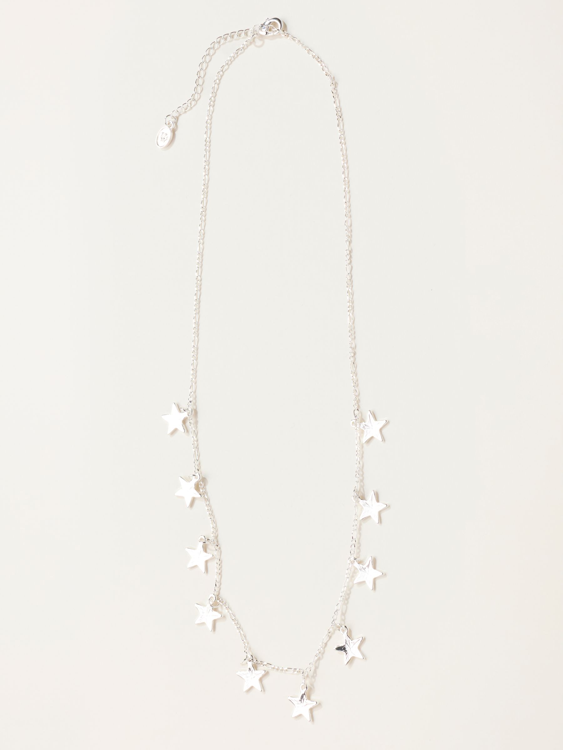 Silver Tone Star Necklace - Image 1 of 2