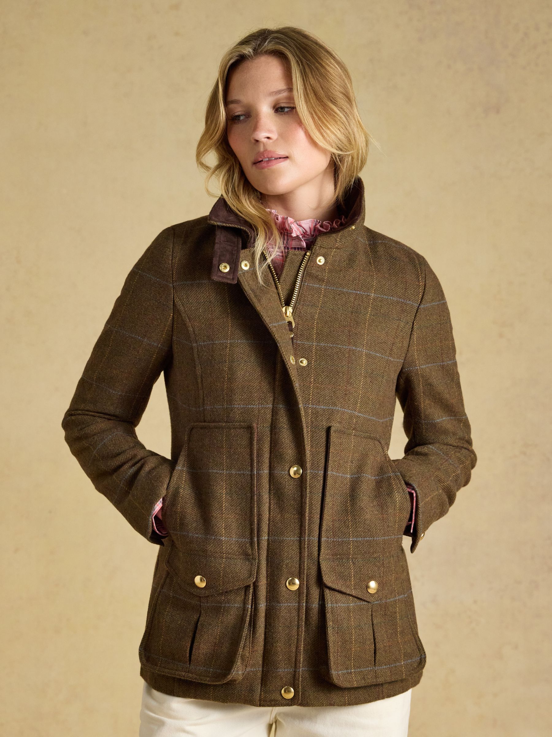 Classic Fieldcoat Green Tweed With Wool - Image 1 of 9