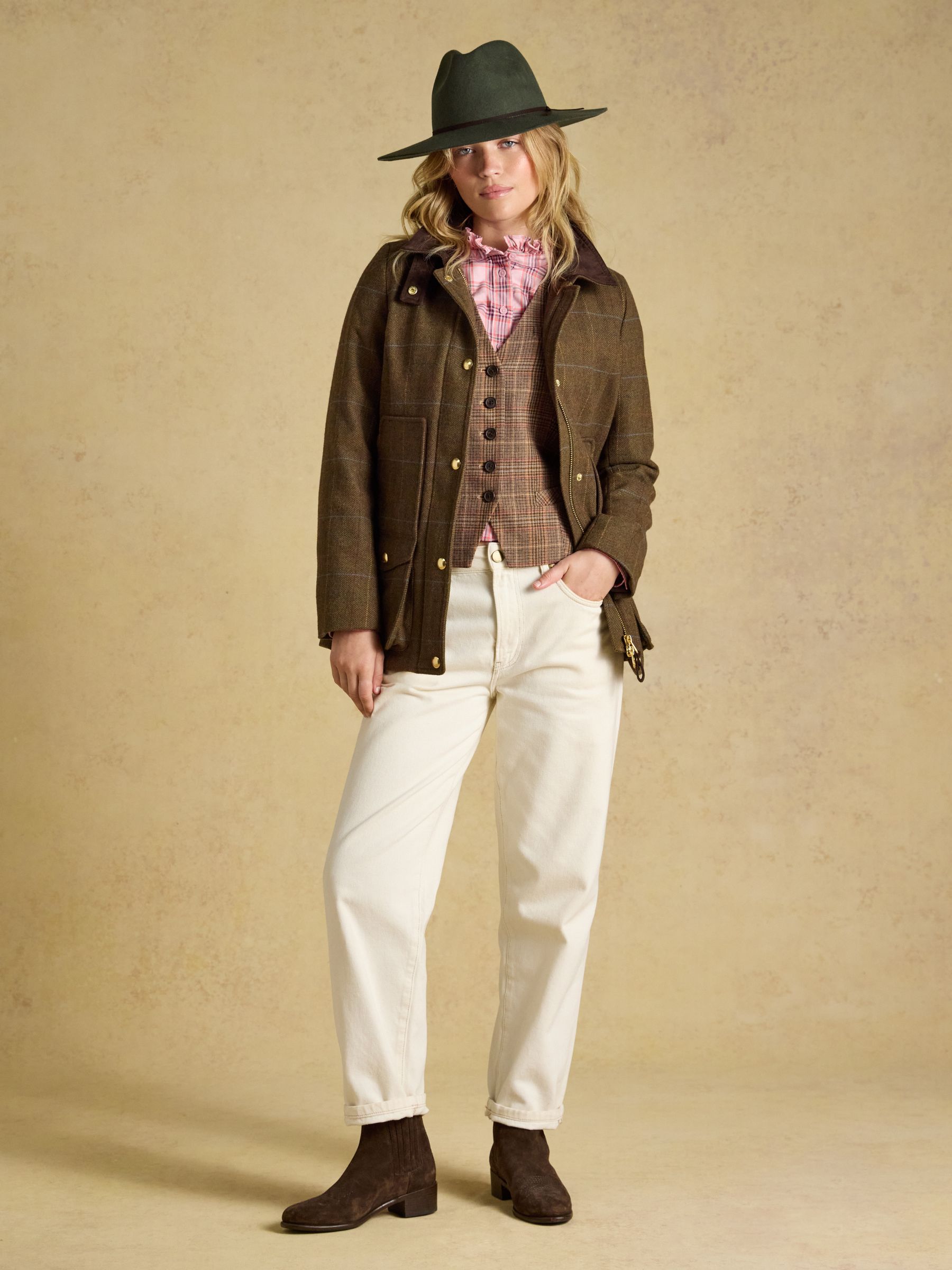 Classic Fieldcoat Green Tweed With Wool - Image 3 of 9