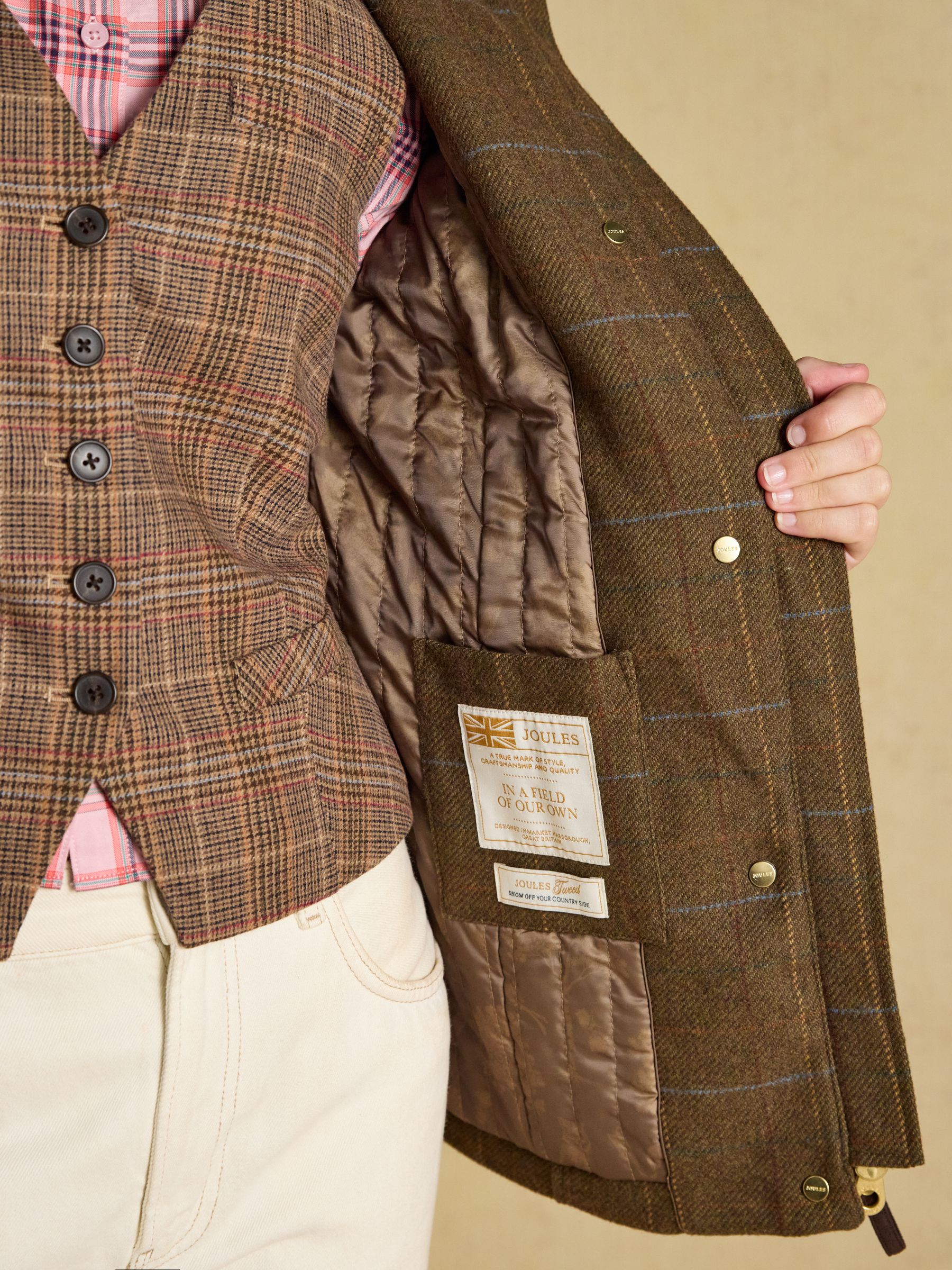 Classic Fieldcoat Green Tweed With Wool - Image 4 of 9