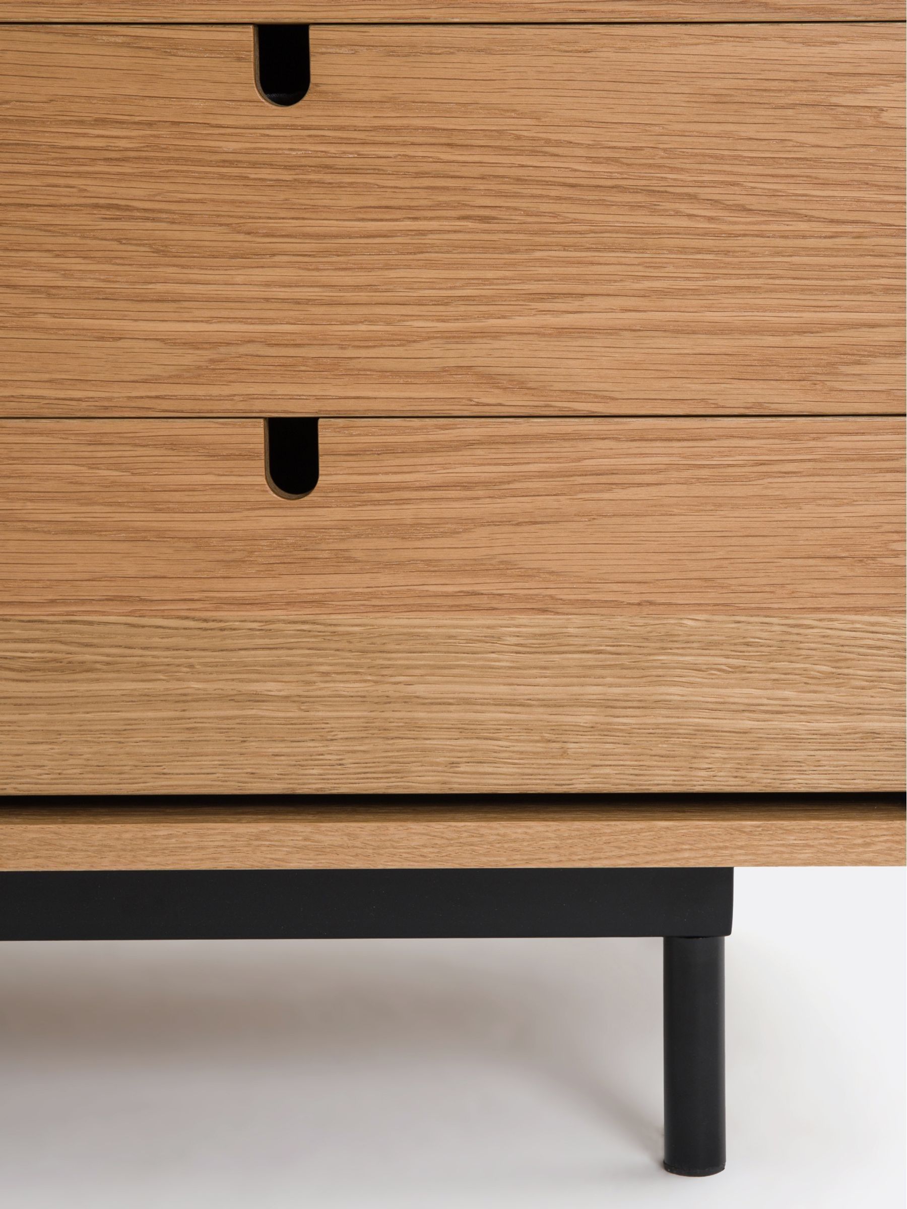 La Redoute Intérieurs Oak Strio Sideboard with Sliding Doors - Image 4 of 6