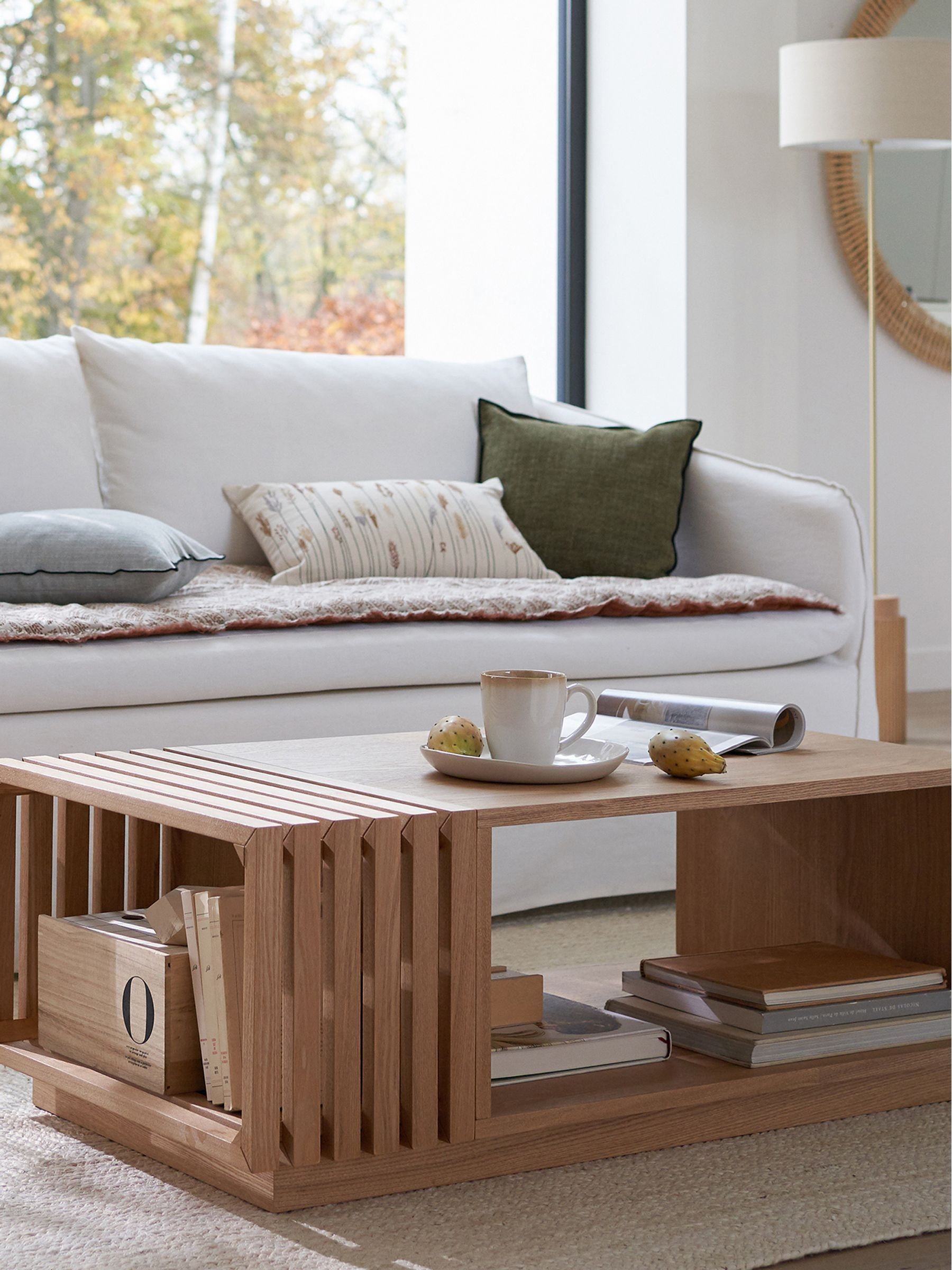 La Redoute Intérieurs Natural Theonie Ash Coffee Table - Image 1 of 5 La Redoute Intérieurs Natural Theonie Ash Coffee Table - Image 1 of 5