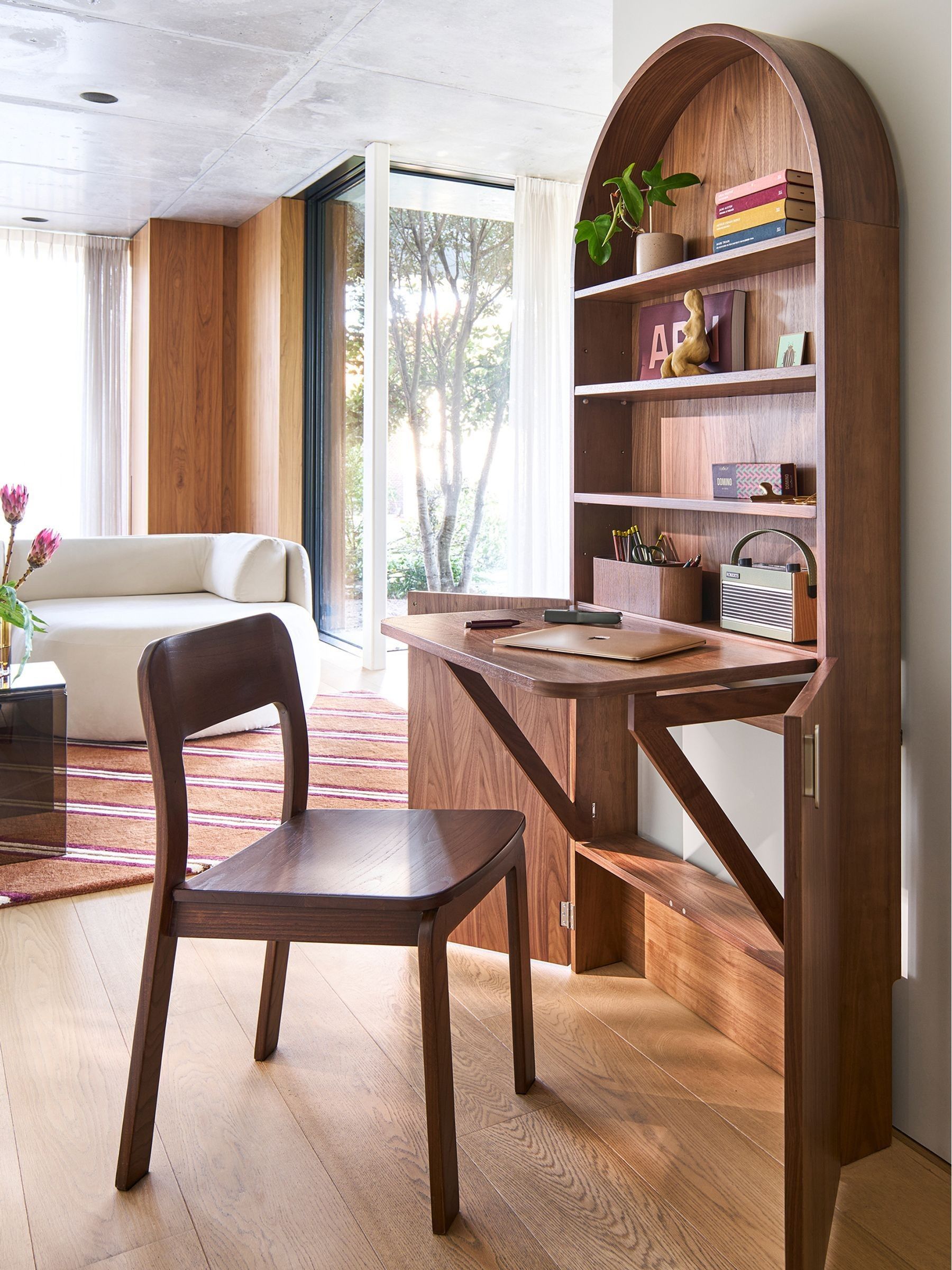 La Redoute Intérieurs Set of 2 Walnut Talet Solid Oak Chairs - Image 1 of 5 La Redoute Intérieurs Set of 2 Walnut Talet Solid Oak Chairs - Image 1 of 5