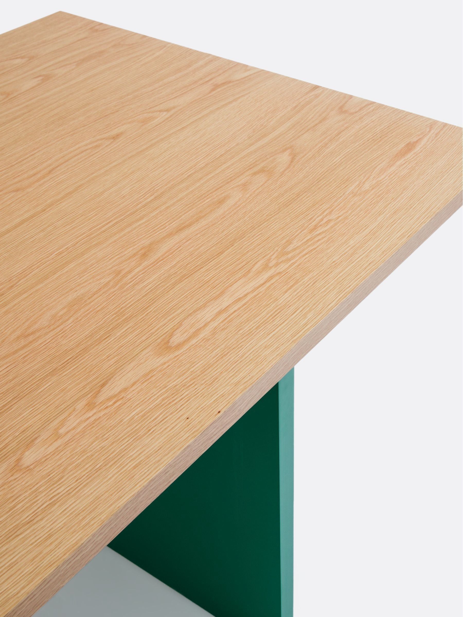 La Redoute Intérieurs Oak Green Deling 8 Seater Rectangular Dining Table - Image 3 of 5