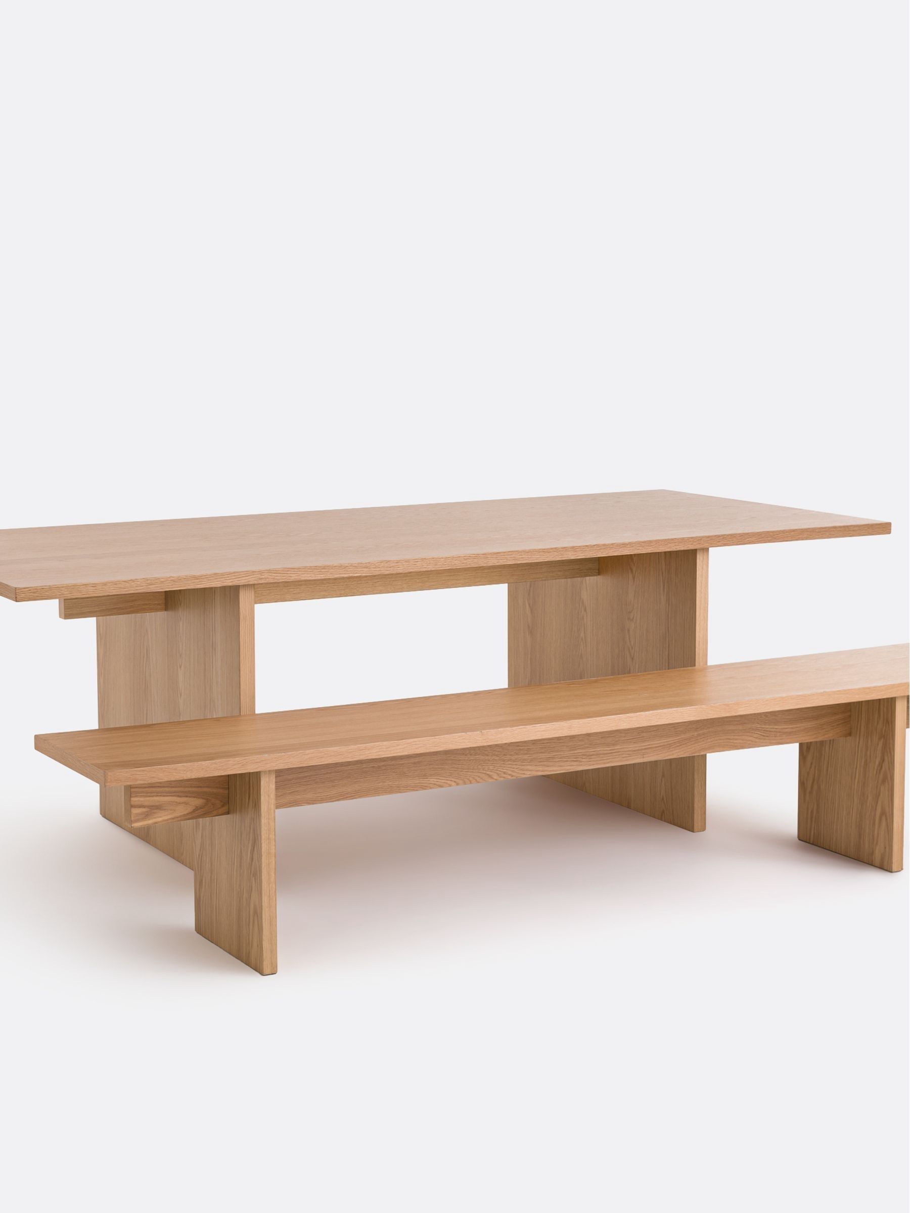 La Redoute Intérieurs Oak Deling 8 Seater Rectangular Dining Table - Image 3 of 5