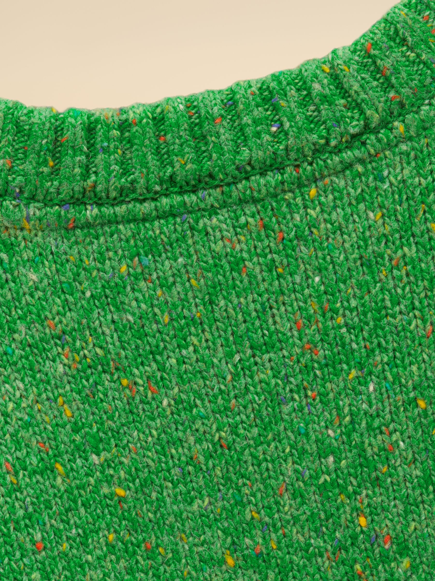 Kids' Fisherman Green Rib Jumper - Image 4 of 4 Kids' Fisherman Green Rib Jumper - Image 4 of 4