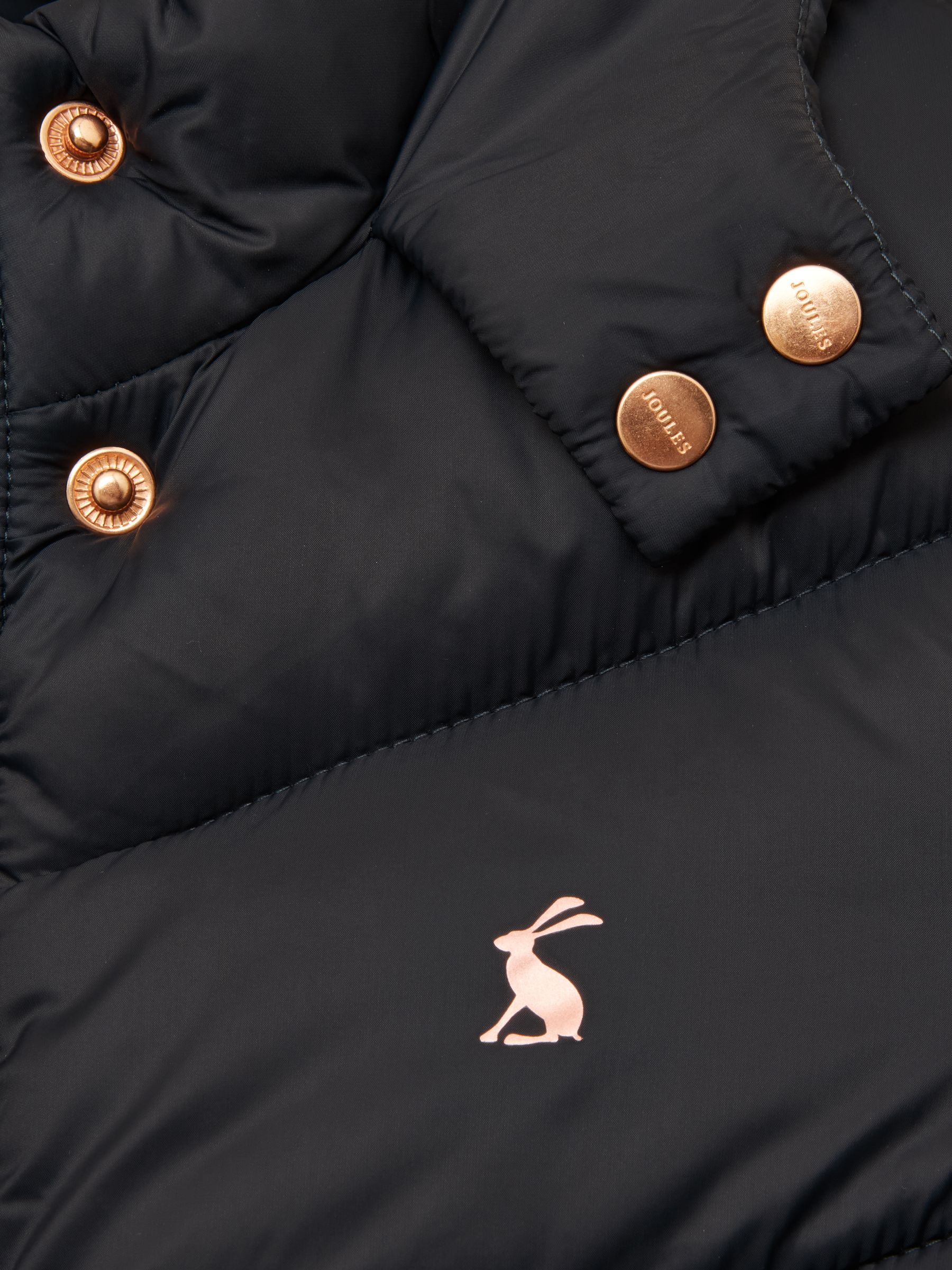 Girls' Chloe Navy Blue Showerproof Padded Coat - Image 3 of 4