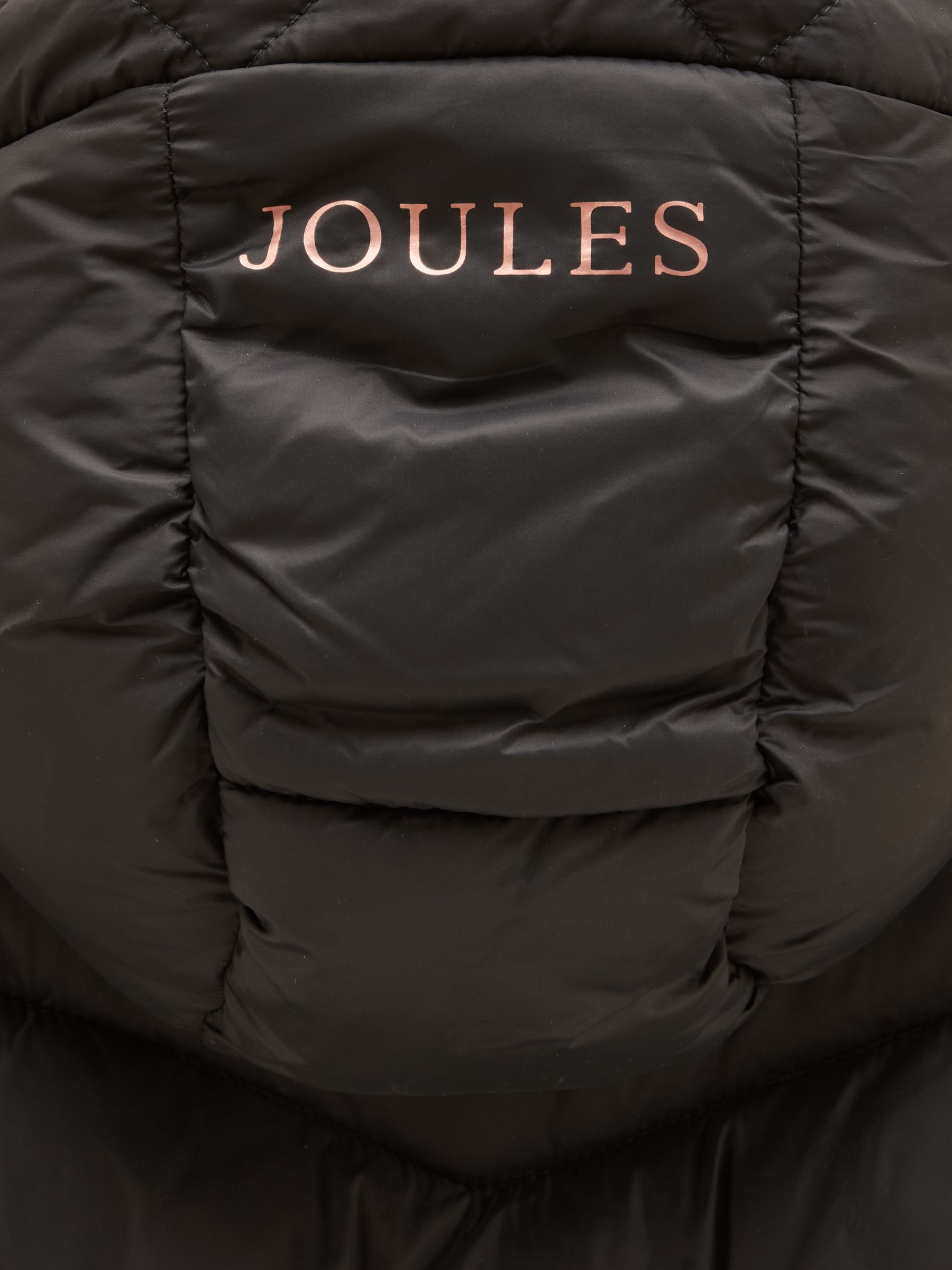 Girls' Chloe Black Showerproof Padded Coat - Image 4 of 4