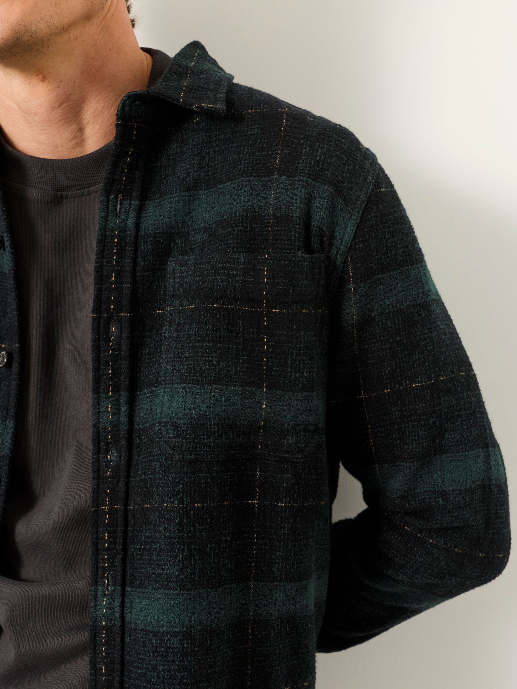 Carron Green Long Sleeve Check Shirt - Image 4 of 5