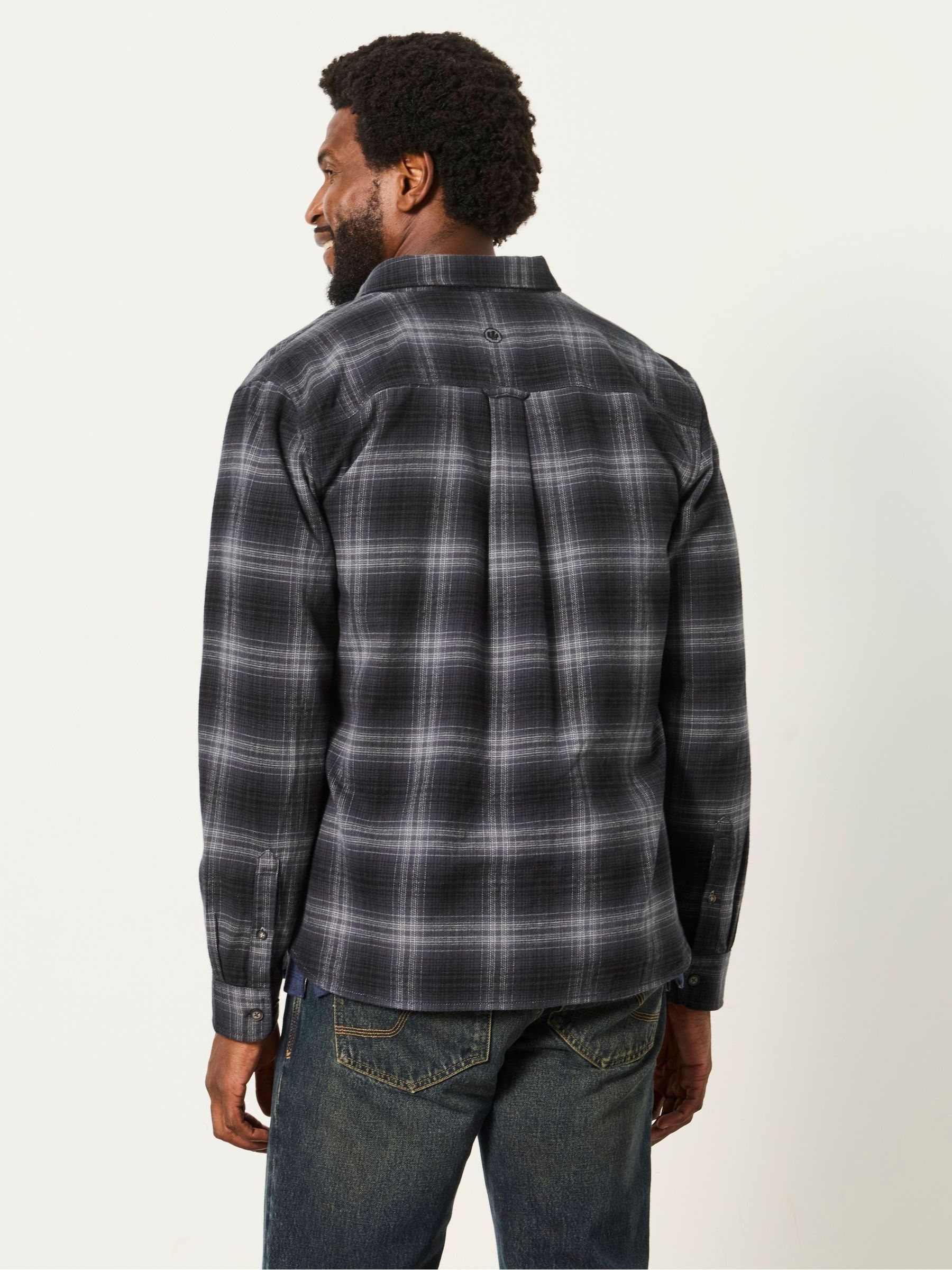 Black Long Sleeve York Check Shirt - Image 2 of 6