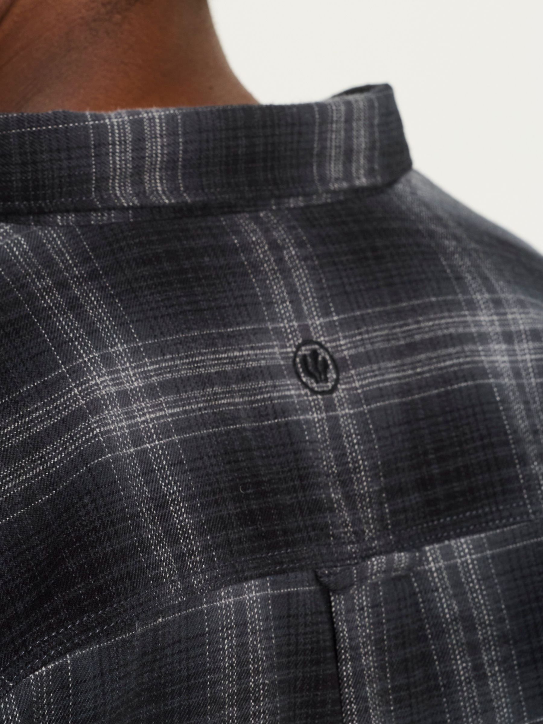 Black Long Sleeve York Check Shirt - Image 4 of 6