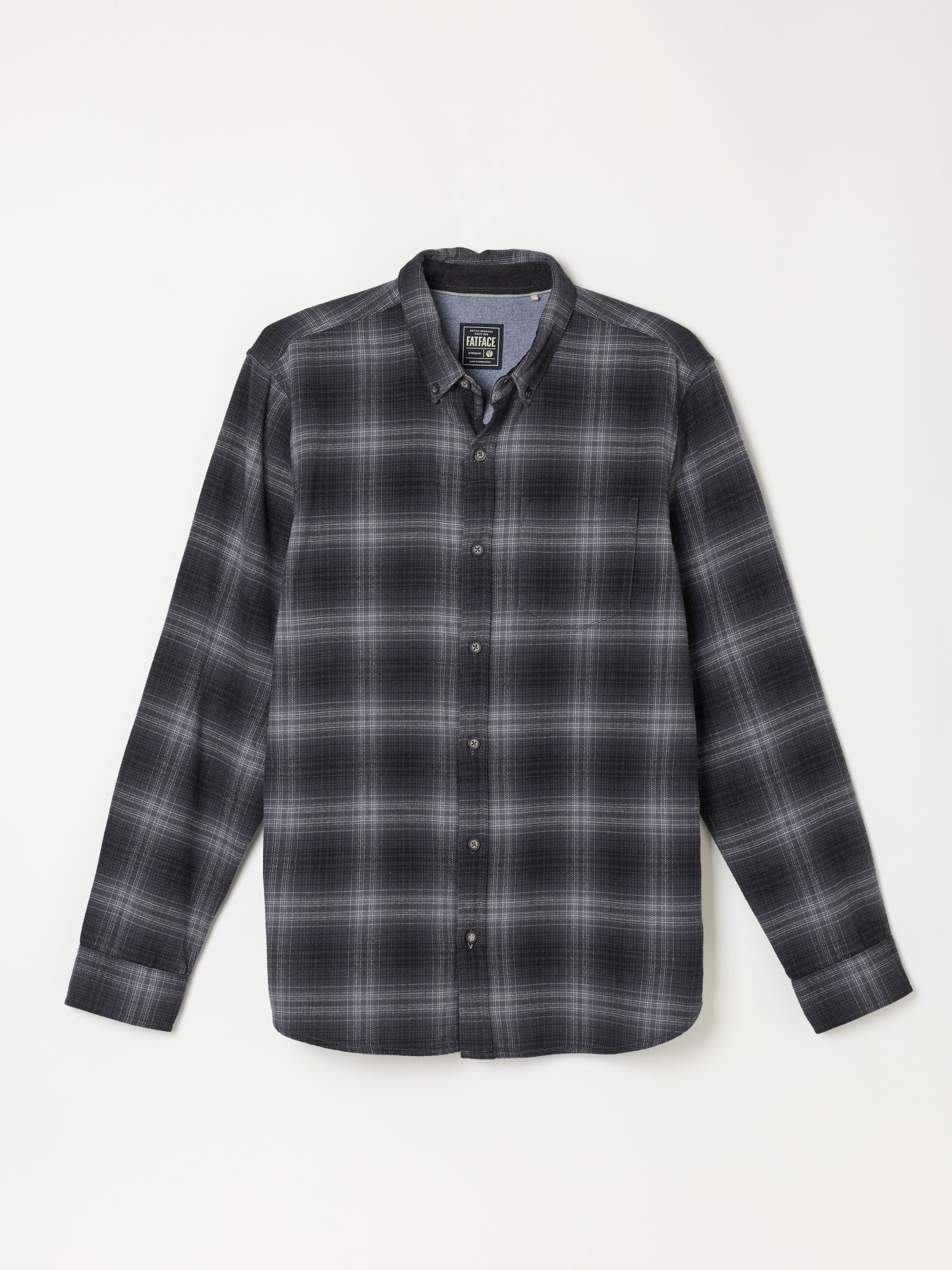 Black Long Sleeve York Check Shirt - Image 6 of 6
