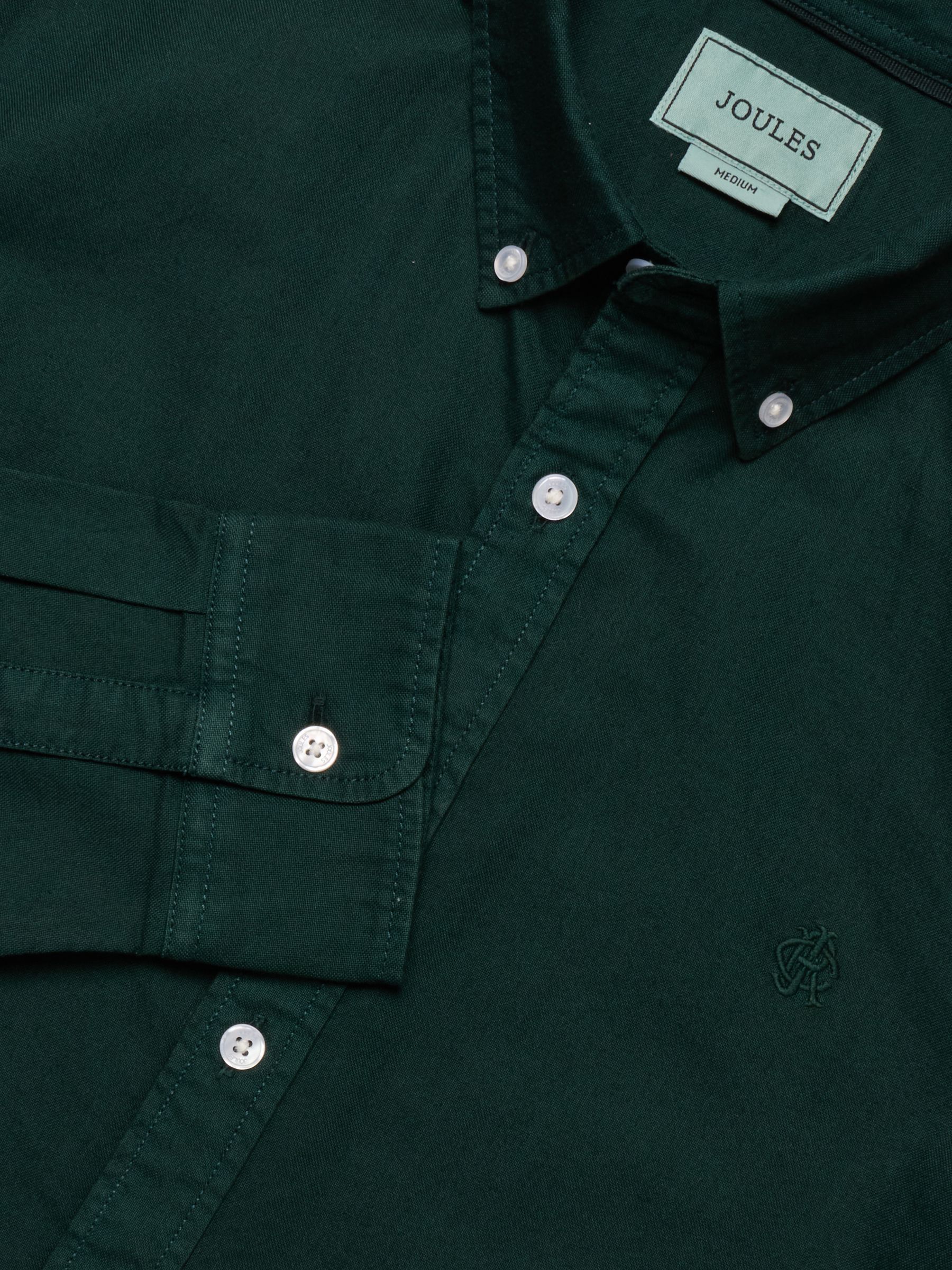 Green Garment Dyed Long Sleeve Cotton Shirt - Image 2 of 7 Green Garment Dyed Long Sleeve Cotton Shirt - Image 2 of 7