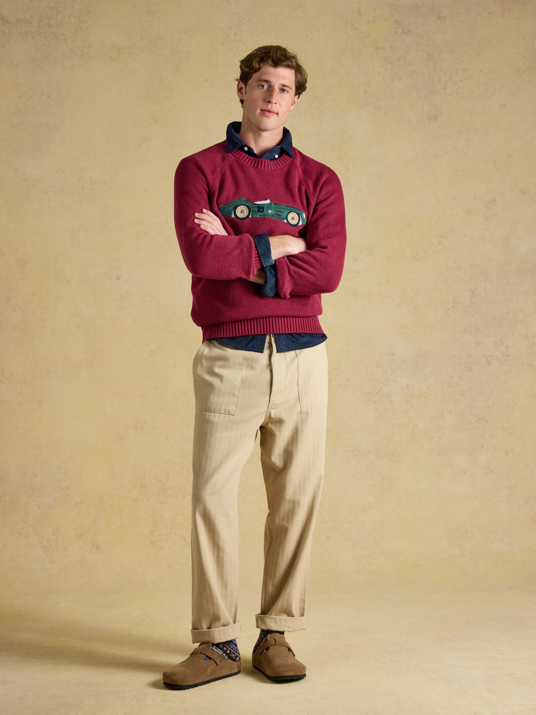 Navy Long Sleeve Fine Needle Cord Shirt - Image 5 of 8