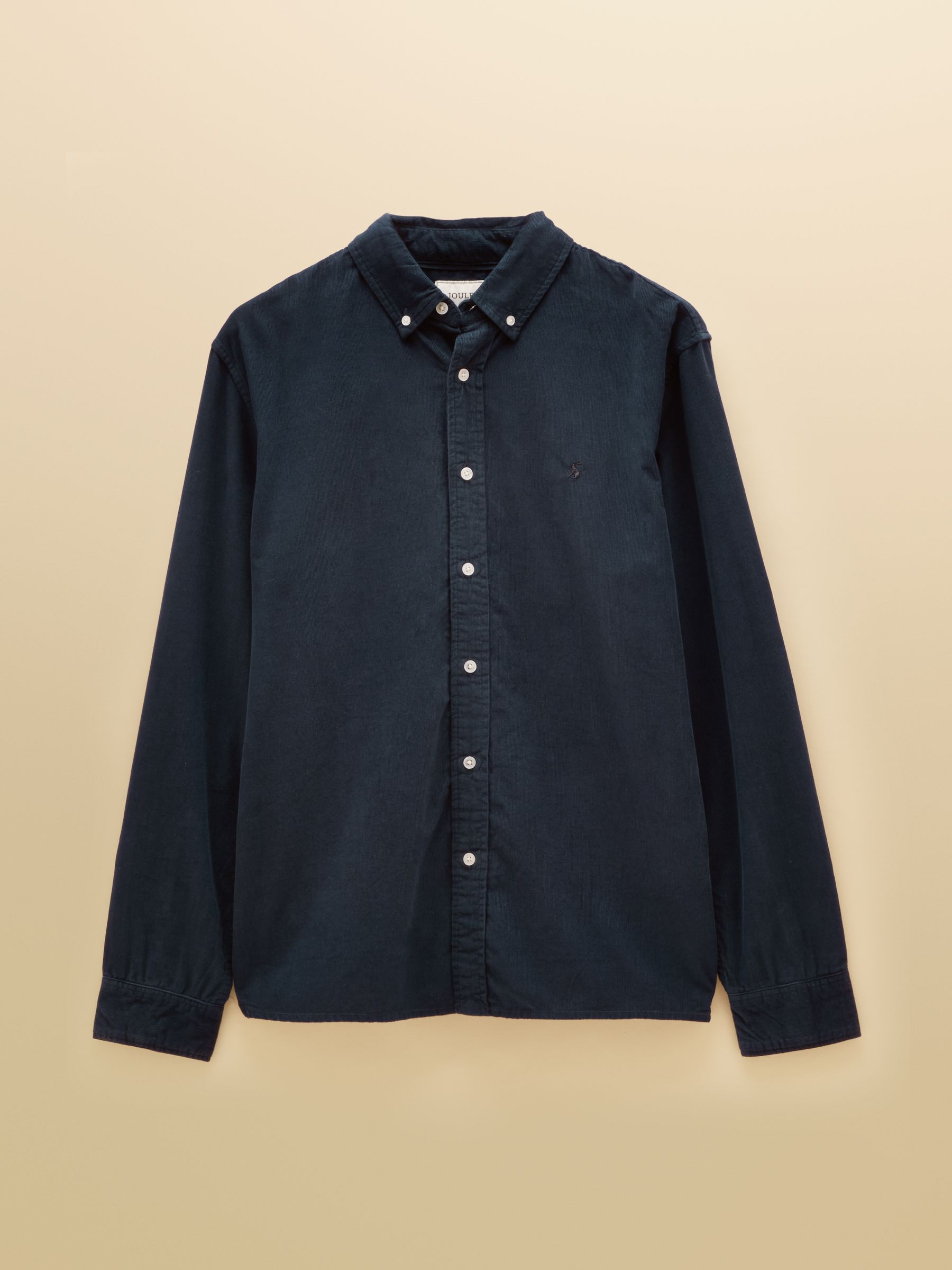 Navy Long Sleeve Fine Needle Cord Shirt - Image 8 of 8 Navy Long Sleeve Fine Needle Cord Shirt - Image 8 of 8