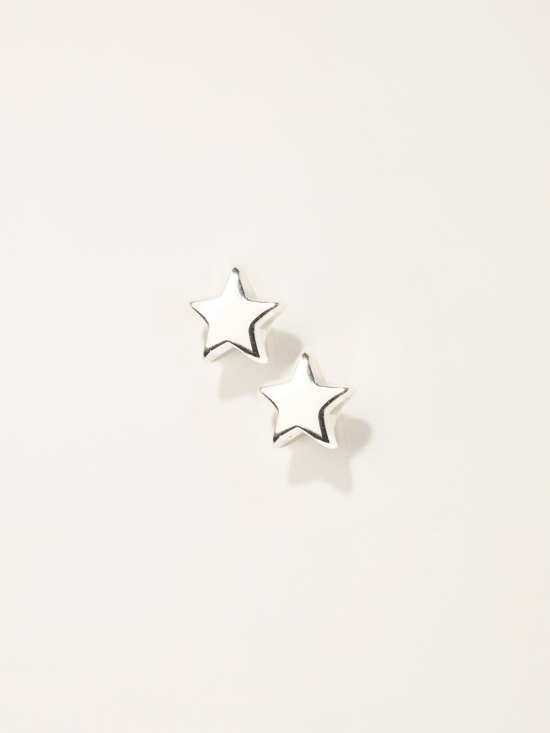 Silver Sterling Silver Star Studs - Image 1 of 3