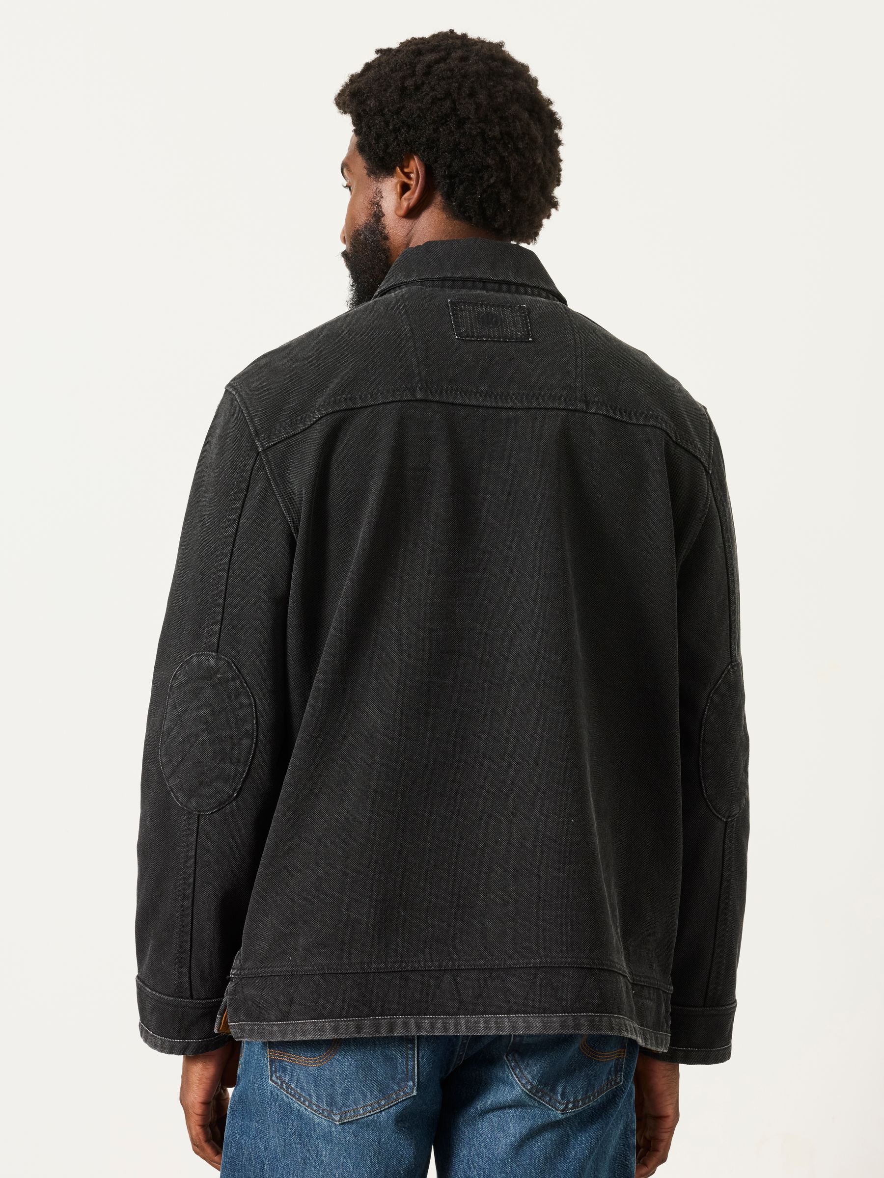 Airlie Charcoal Grey Button Neck Sweat Top - Image 2 of 5