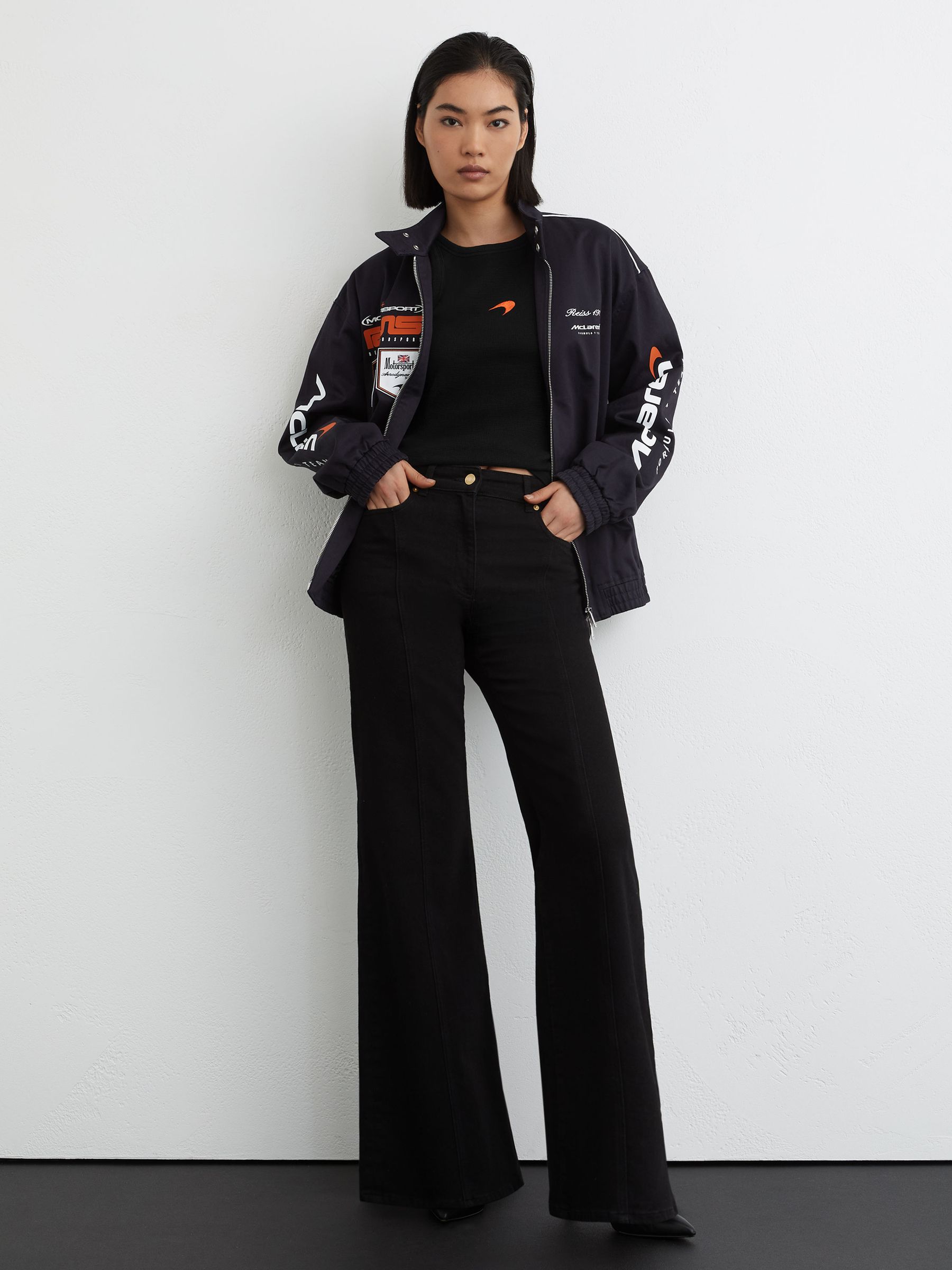 McLaren Racing Speedmark Waffle Vest in Black - Image 3 of 7