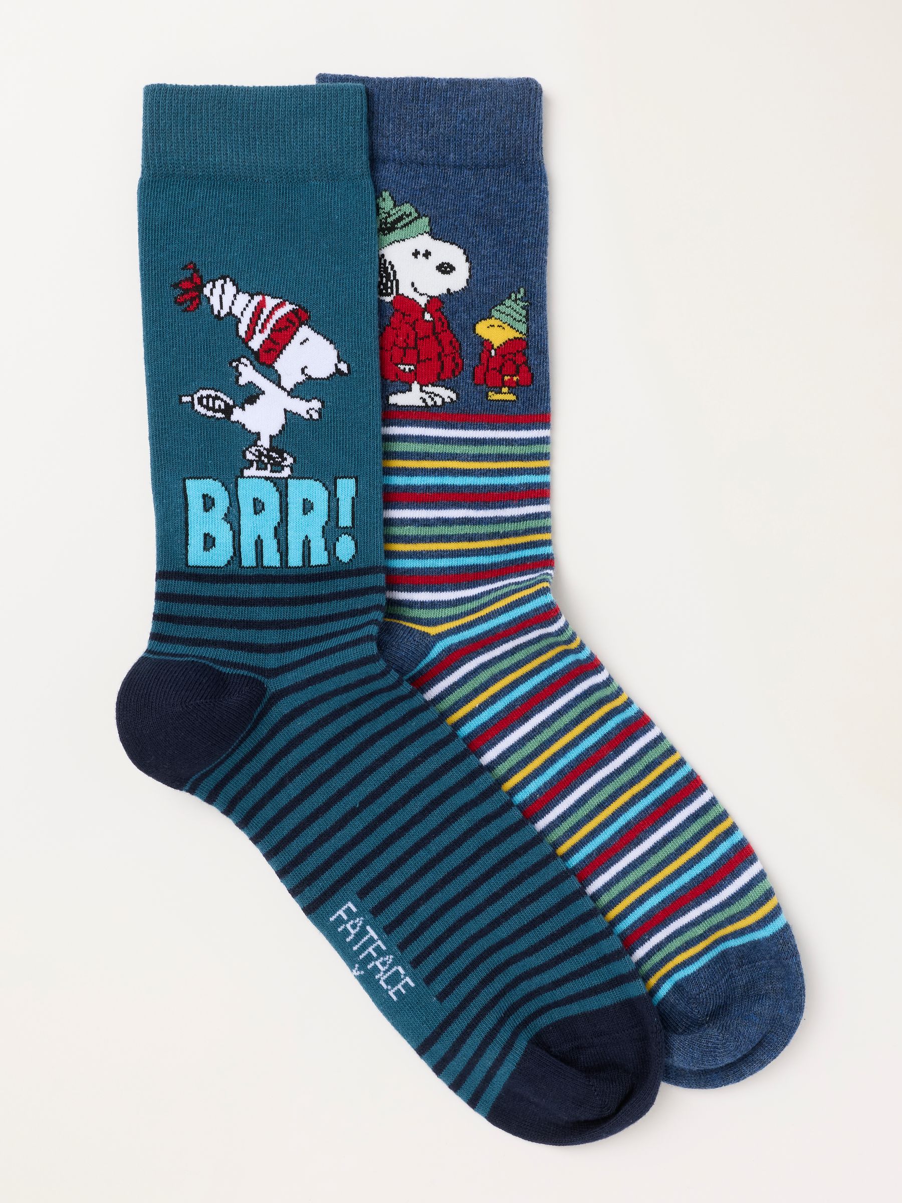 2 Pack Navy Mens Snoopy Christmas Socks - Image 1 of 2 2 Pack Navy Mens Snoopy Christmas Socks - Image 1 of 2