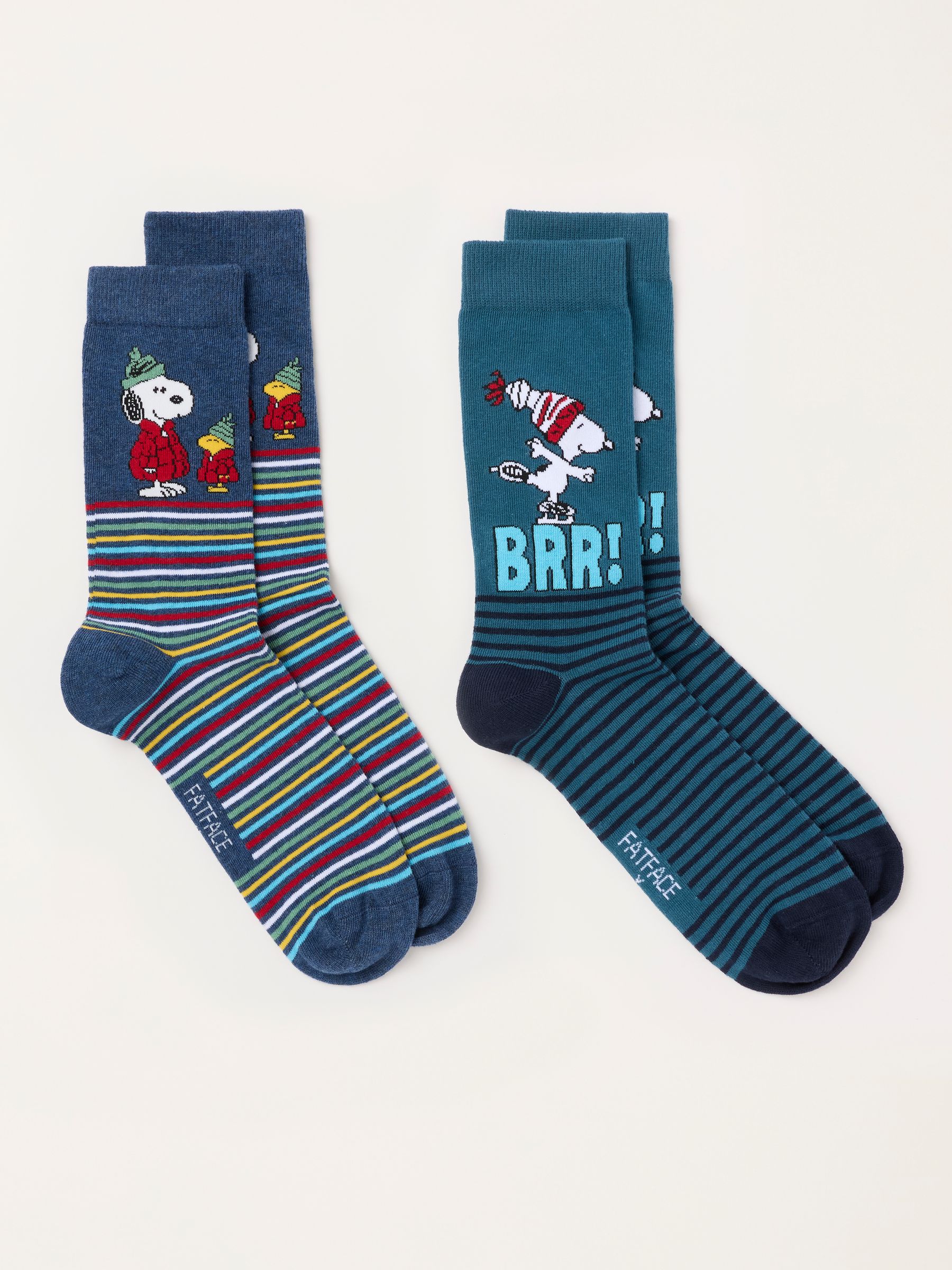 2 Pack Navy Mens Snoopy Christmas Socks - Image 2 of 2 2 Pack Navy Mens Snoopy Christmas Socks - Image 2 of 2
