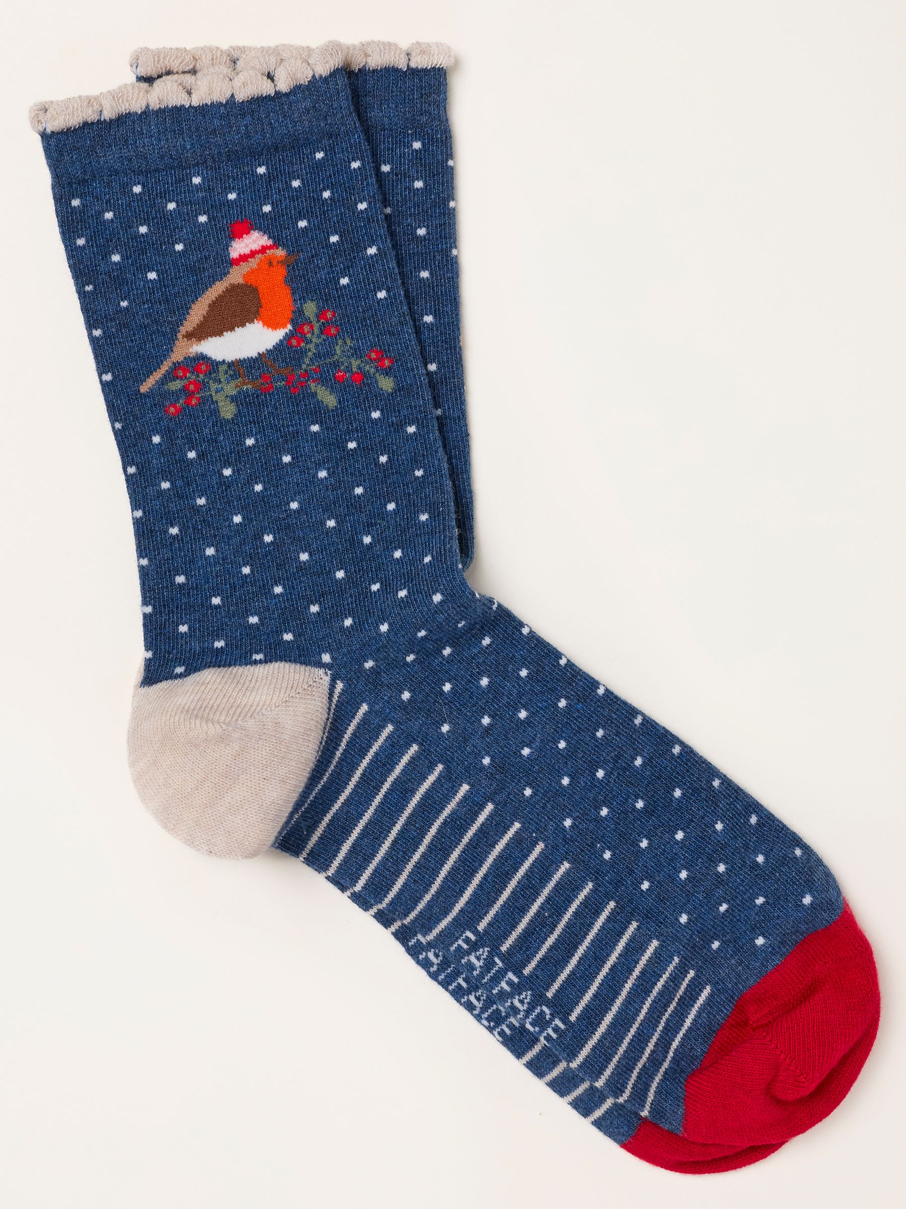 Navy Robin Socks - Image 1 of 2 Navy Robin Socks - Image 1 of 2