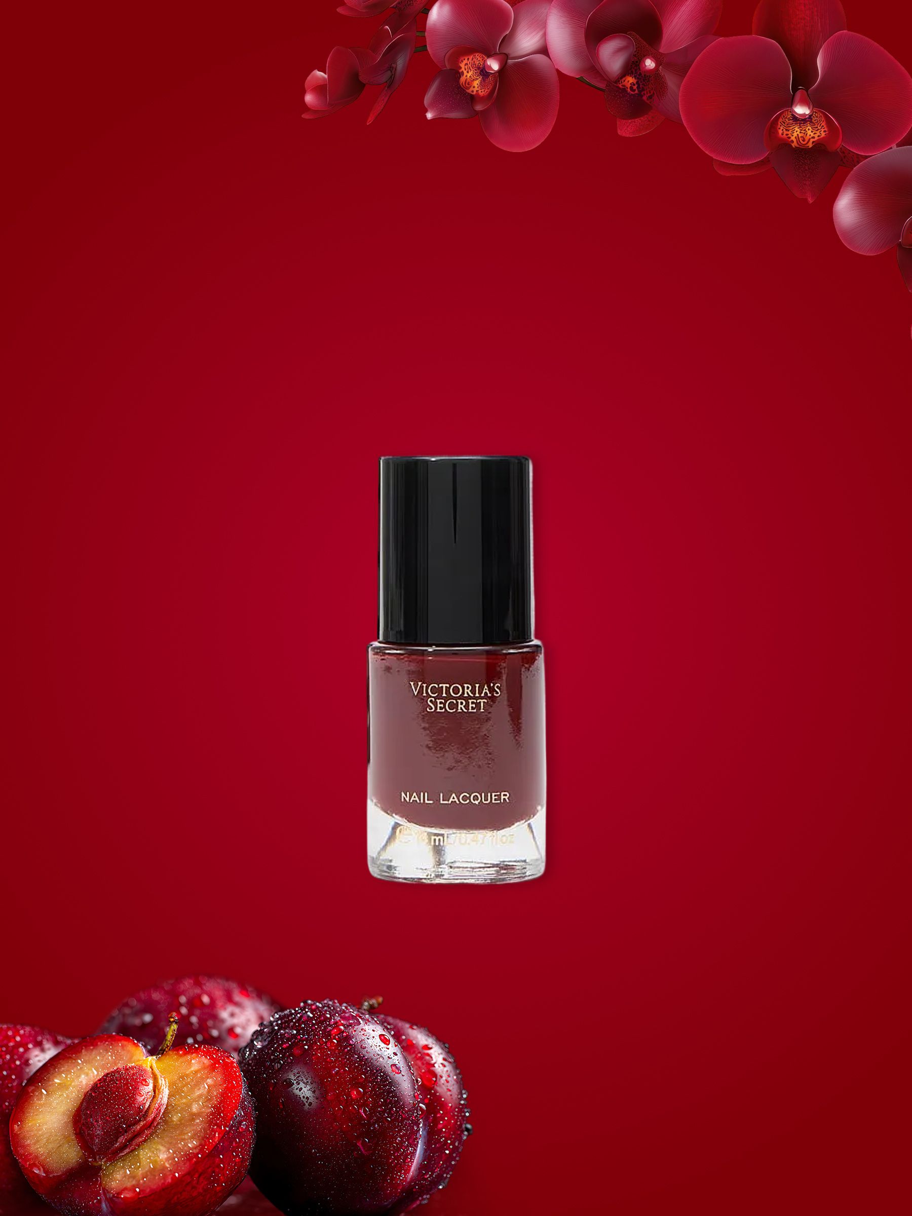 Bordeaux Purple Nail Polish - Image 1 of 2